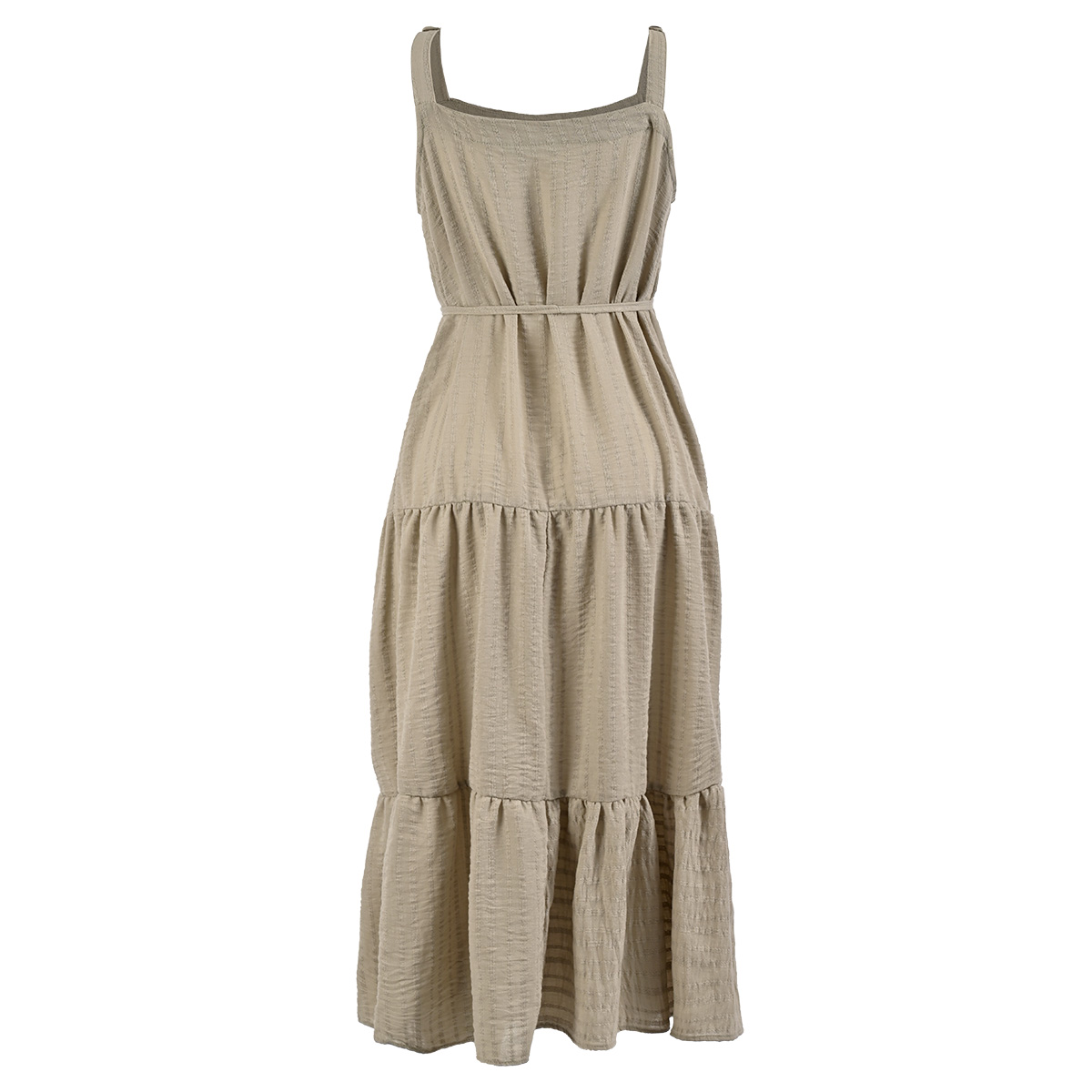 Maxi vestido de maternidad liso para mujer Noori. image number null