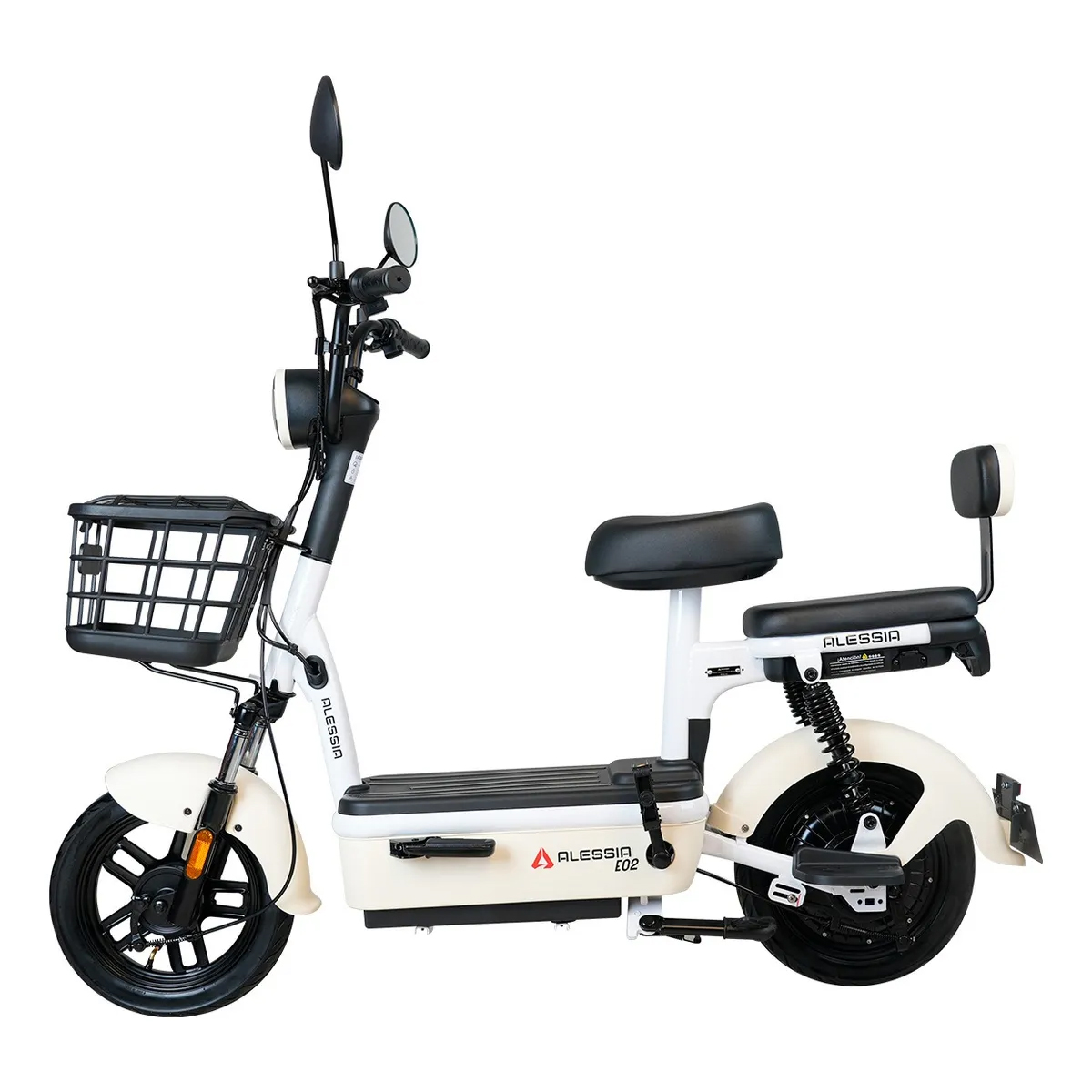 Bicicleta El&eacute;ctrica Alessia Ebikeii Beige image number null