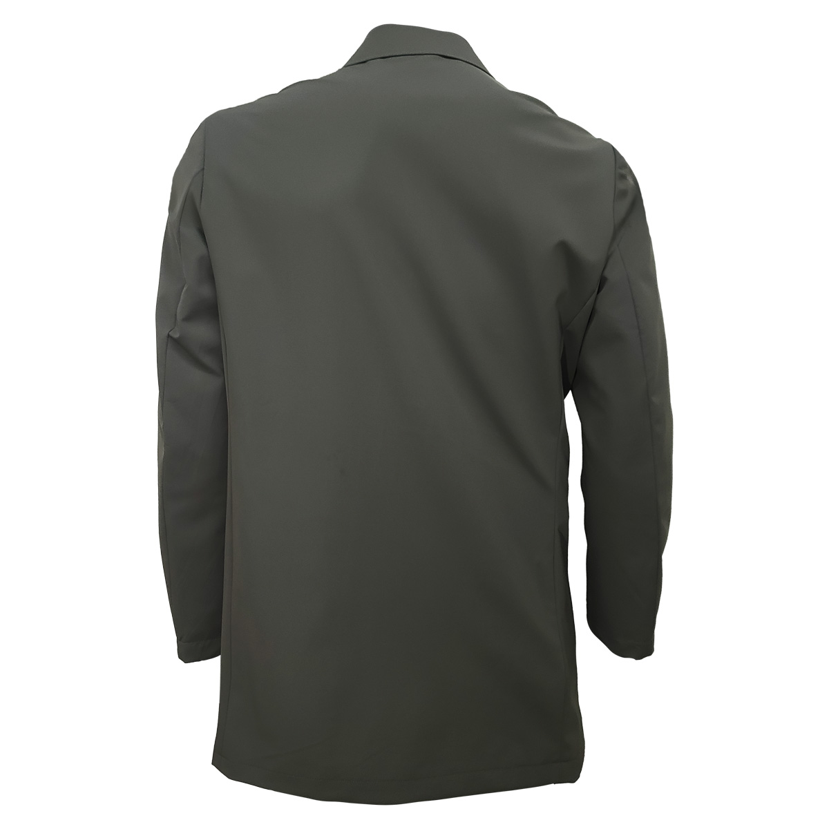 Gabardina con Cuello Camisero Regular Fit Carlo Corinto Verde Oscuro para Hombre image number null