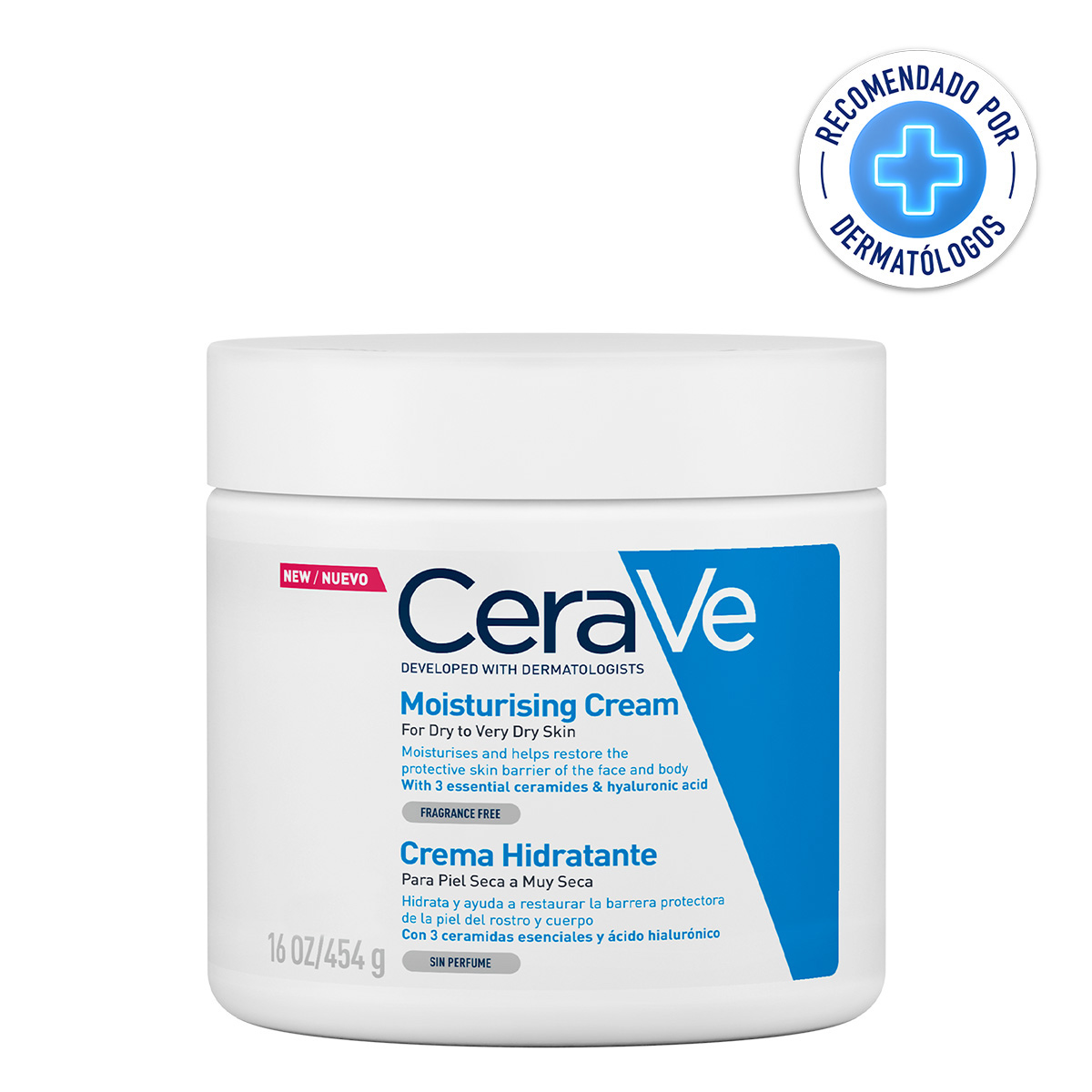 Crema Hidratante para Piel Seca CeraVe image number null