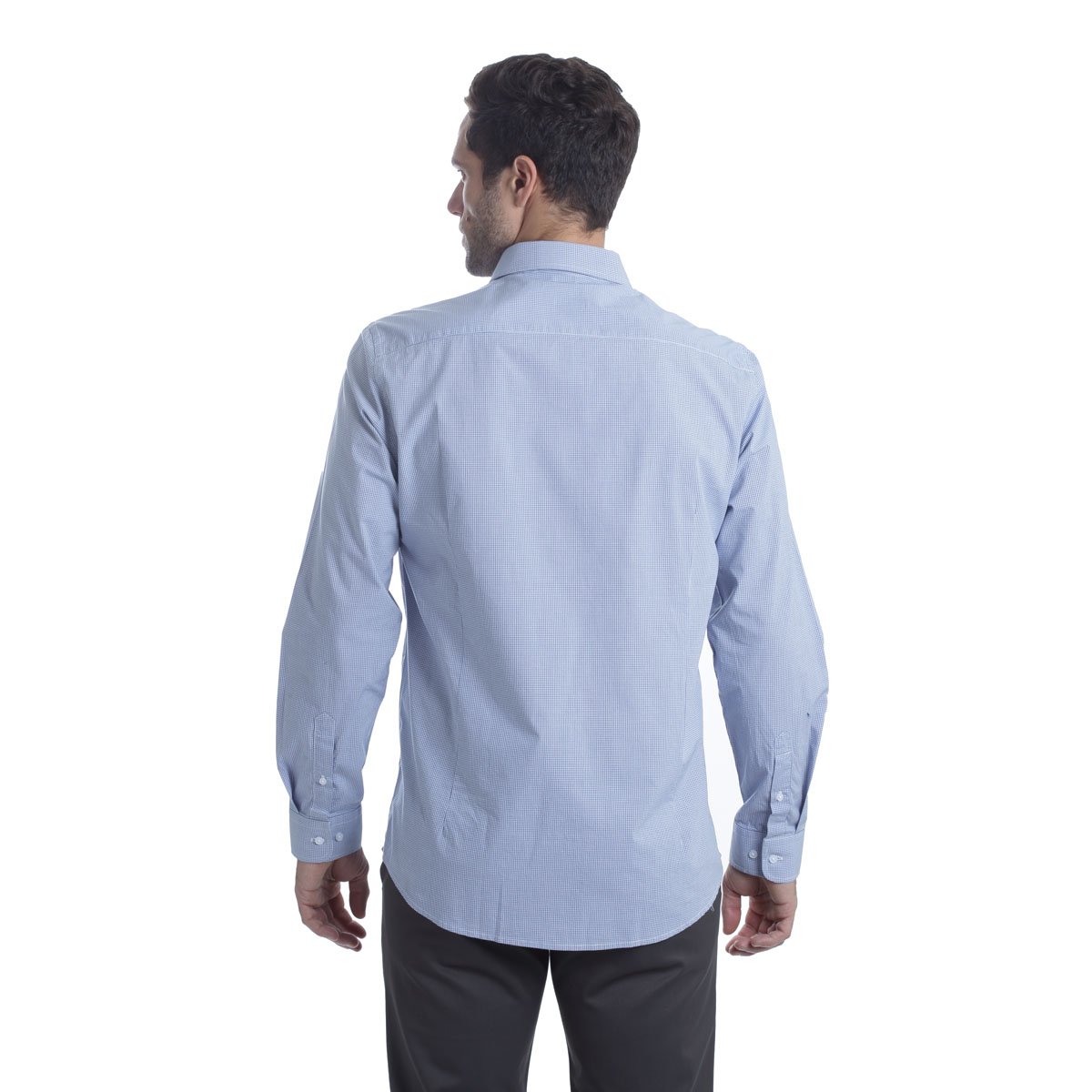 Camisa Regular Kenneth Cole Manga Larga para Hombre image number null