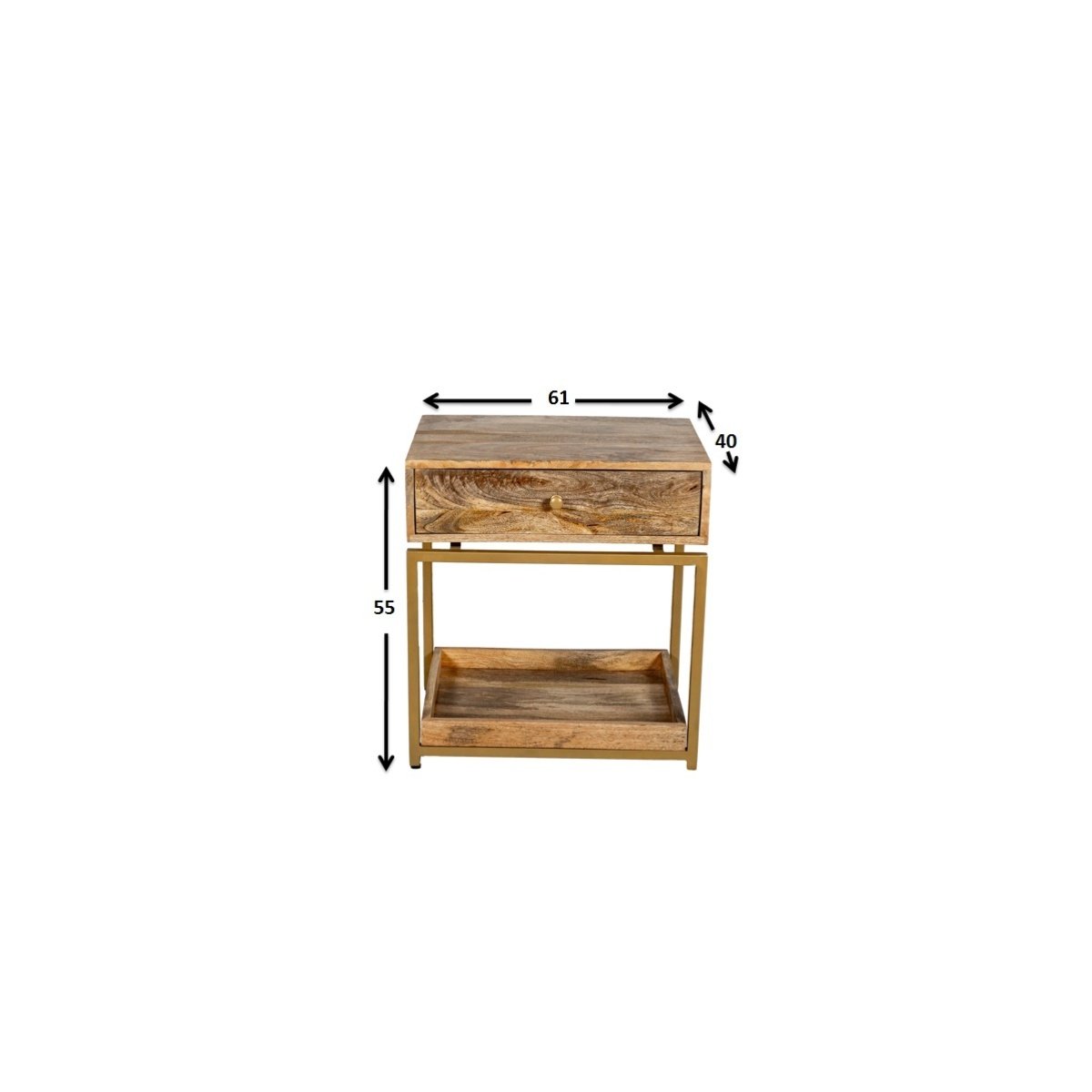 Mesa Lateral Vintage Home Golden Wood image number null