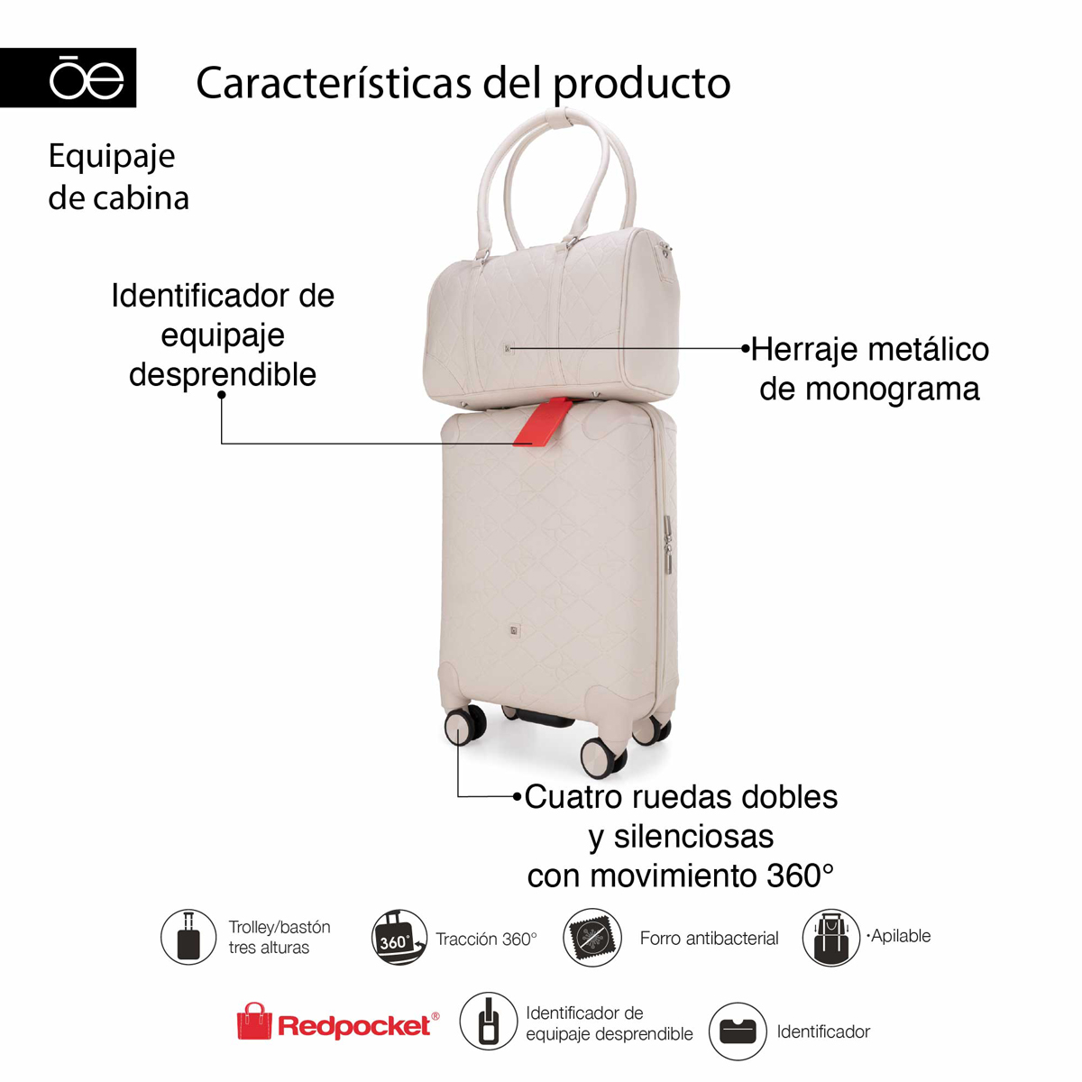 Set de Viaje Cloe Hs Ajaris Blanco image number null