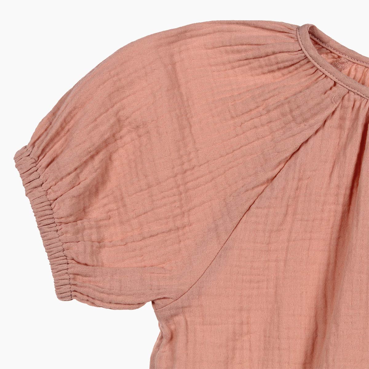 Blusa Cuello Redondo Manga Corta Muselina Jeanious Ni&ntilde;a image number null