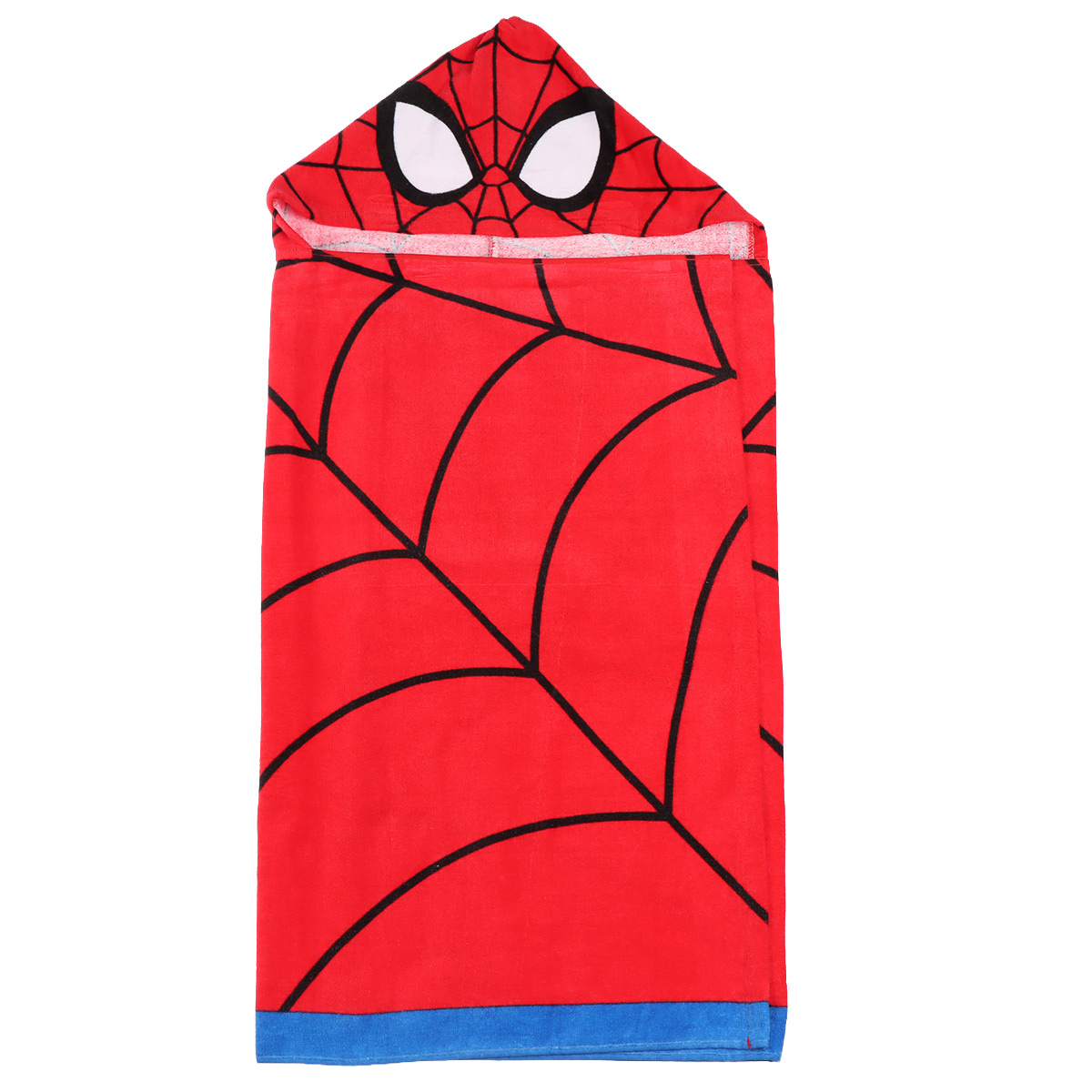 Toalla con Capucha 100% Algod&oacute;n Spiderman Ni&ntilde;o image number null