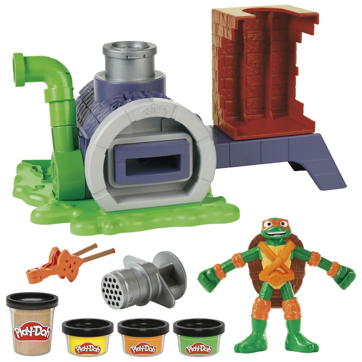 Set de Masa Moldeable Play-Doh Teenage Mutant Ninja Turtles Horno Lanzapizzas image number null