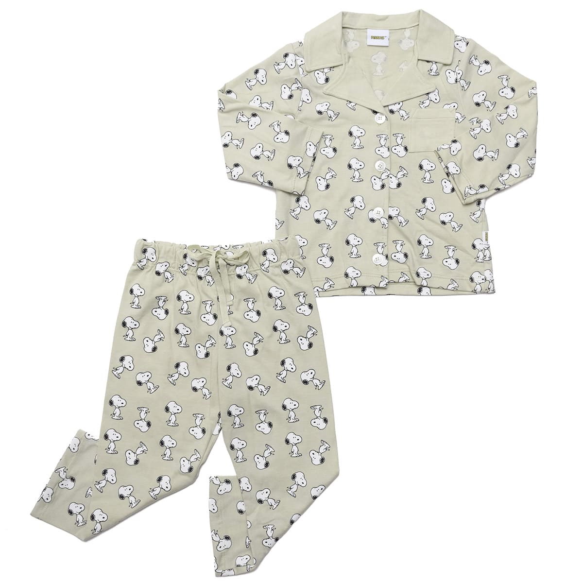 Conjunto 2Pzas Pijama Camisera Snoopy Para Ni&ntilde;o image number null