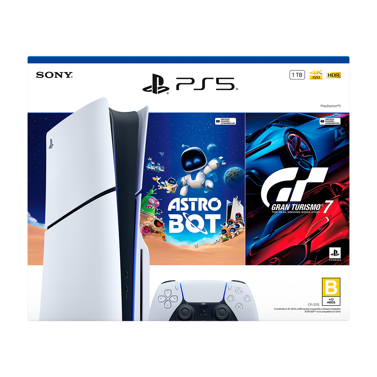Kit Consola PlayStation&reg;5 de 1TB: ASTROBOT y Gran Turismo7 image number null