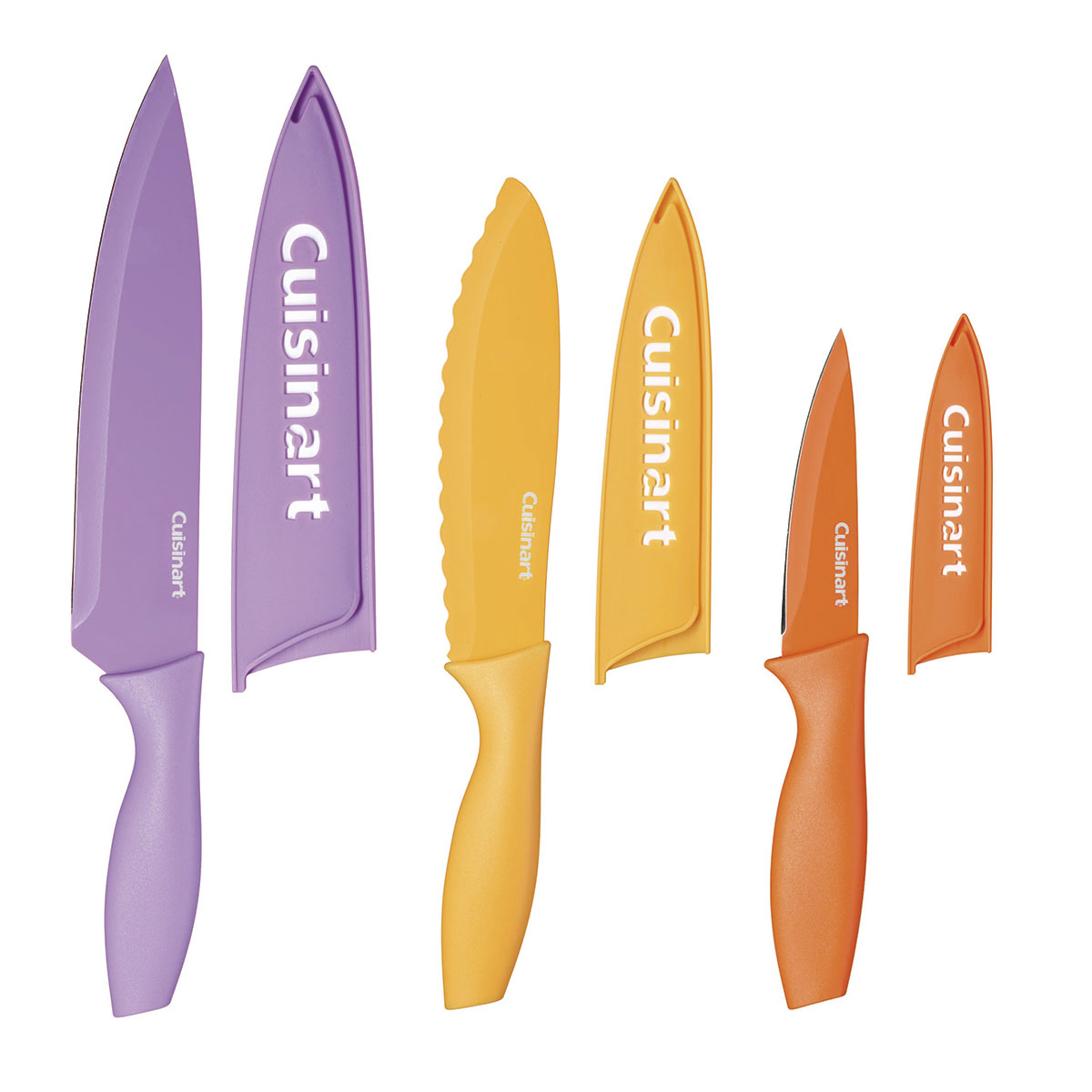 Set De 3 Cuchillos Con Protectores Cuisinart image number null