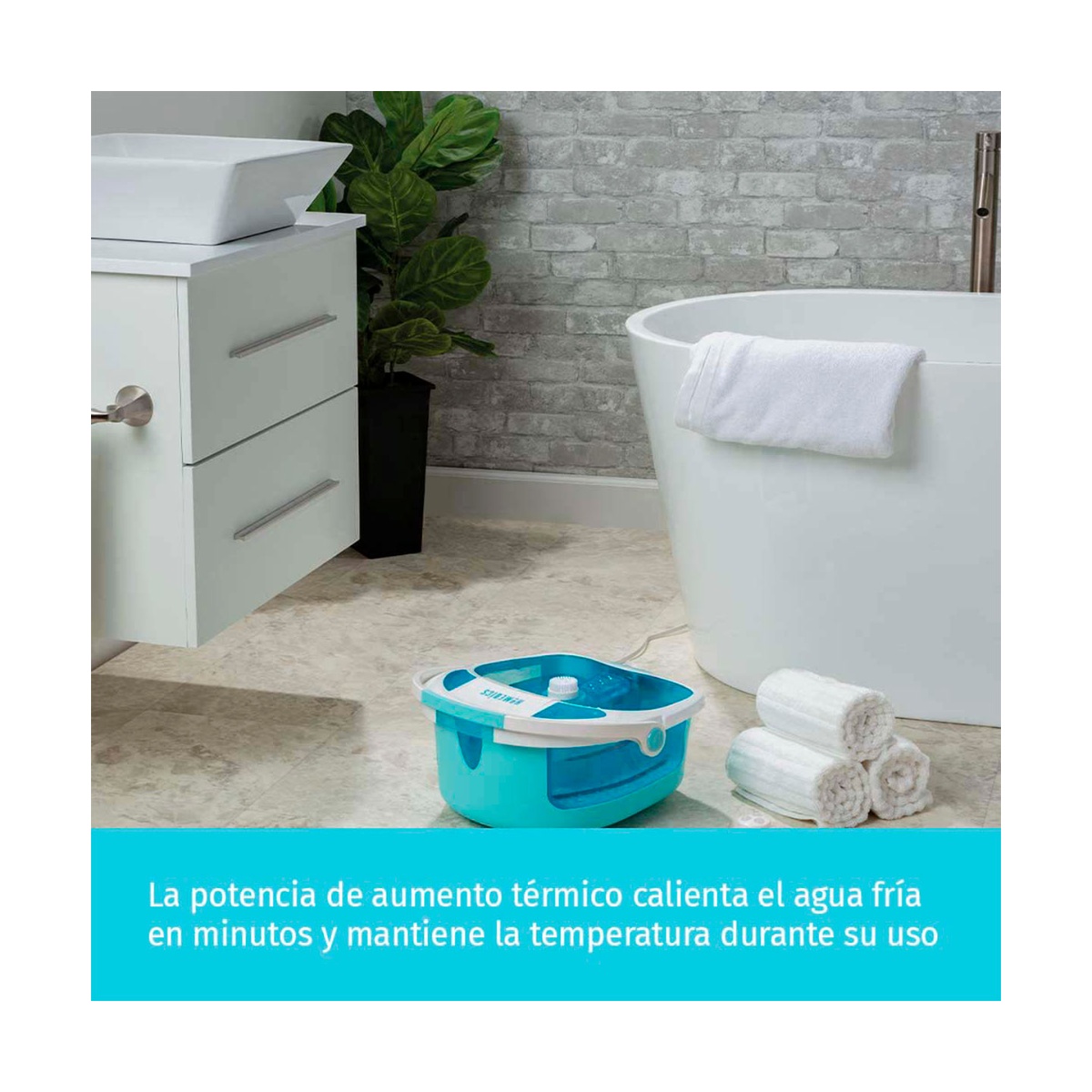 Tina Spa De Pies Chorros Homedics image number null