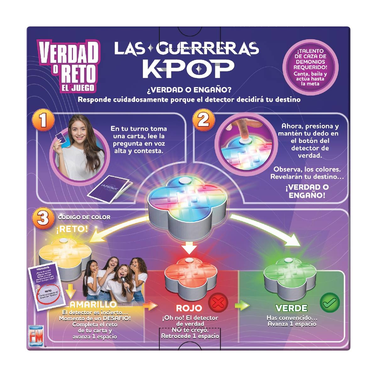 Juego Verdad o Reto Las Guerrera K-Pop demon Hunters image number null