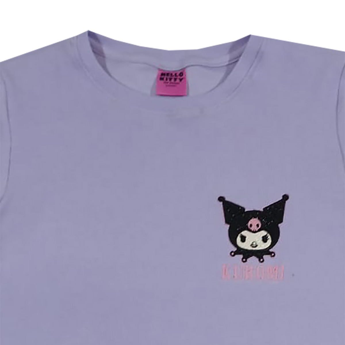 Vestido Casual Dise&ntilde;o Kuromi Hello Kitty Manga Corta para Ni&ntilde;a image number null
