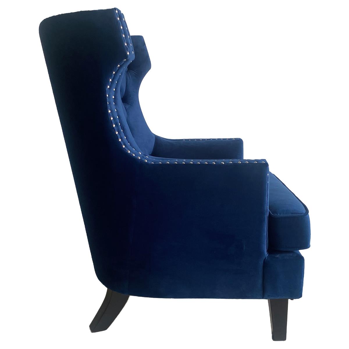 Sill&oacute;n Ellis Velvet Navy Vintage Home image number null