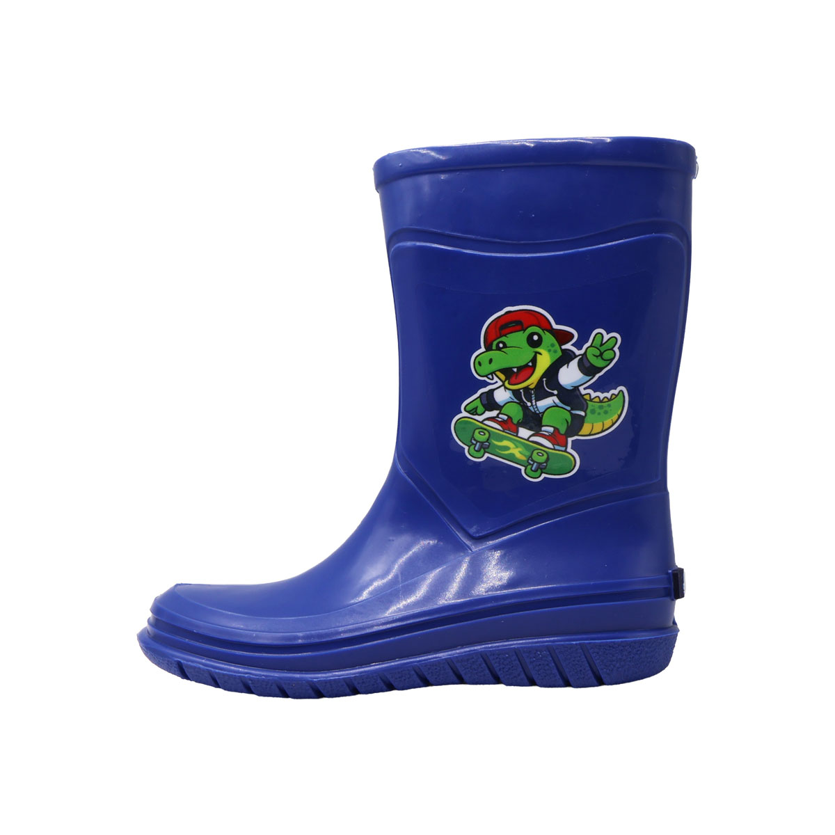 Bota de Lluvia Bubble Gummers Azul Dise&ntilde;o Cocodrilo para Ni&ntilde;o image number null