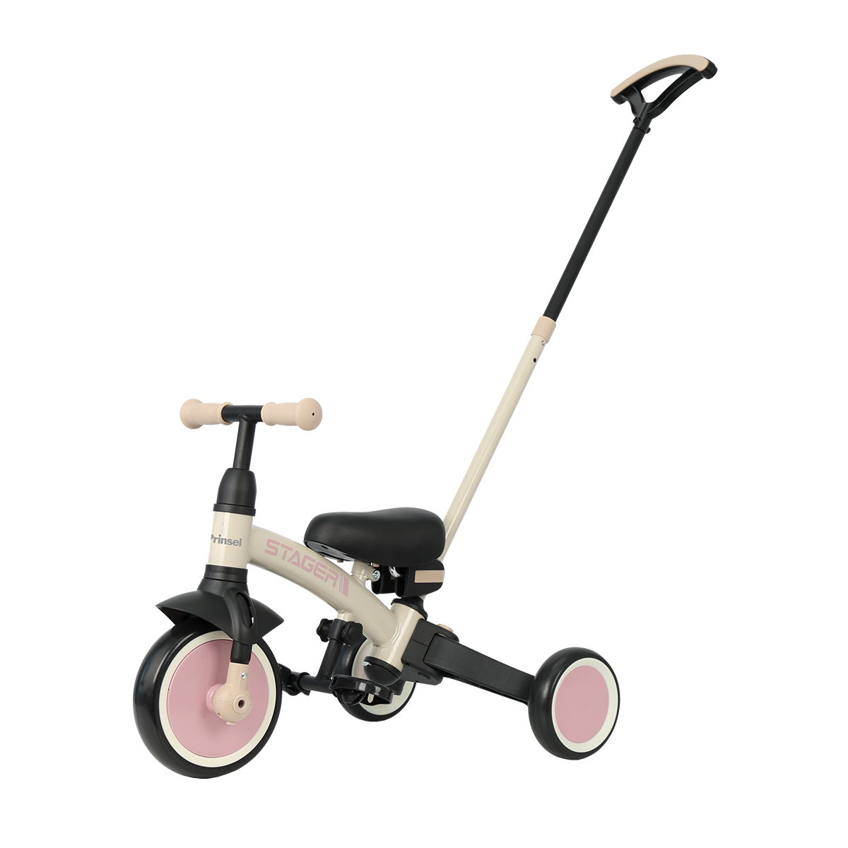 Triciclo Stager 3 In 1 Rosa Prinsel image number null