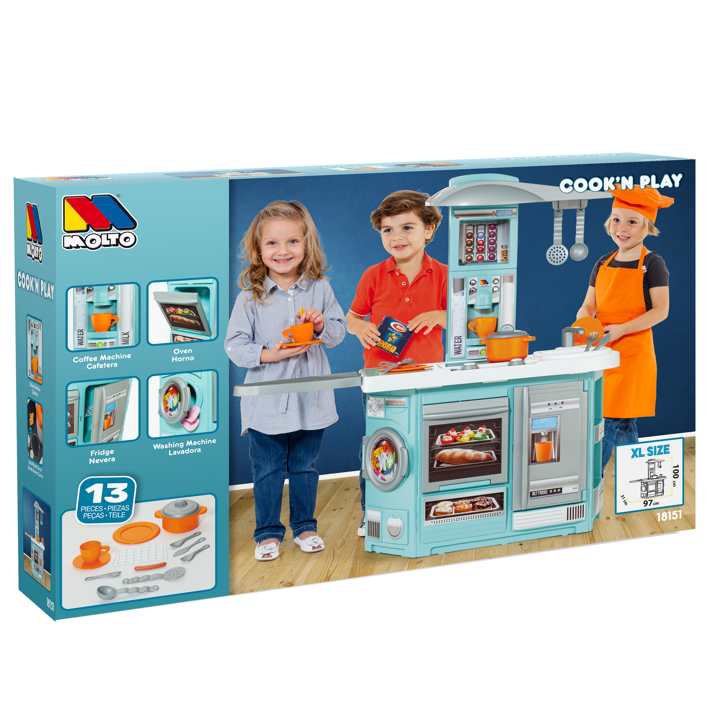 Molto Cocina Cook Con 13 Piezas Molto image number null