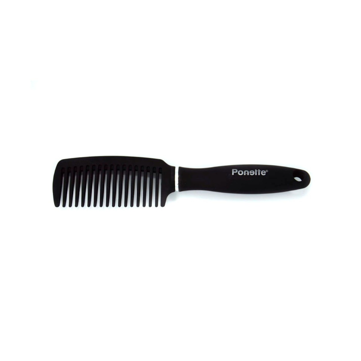 Peine Escarpidor Negro Ancho Ponette image number null
