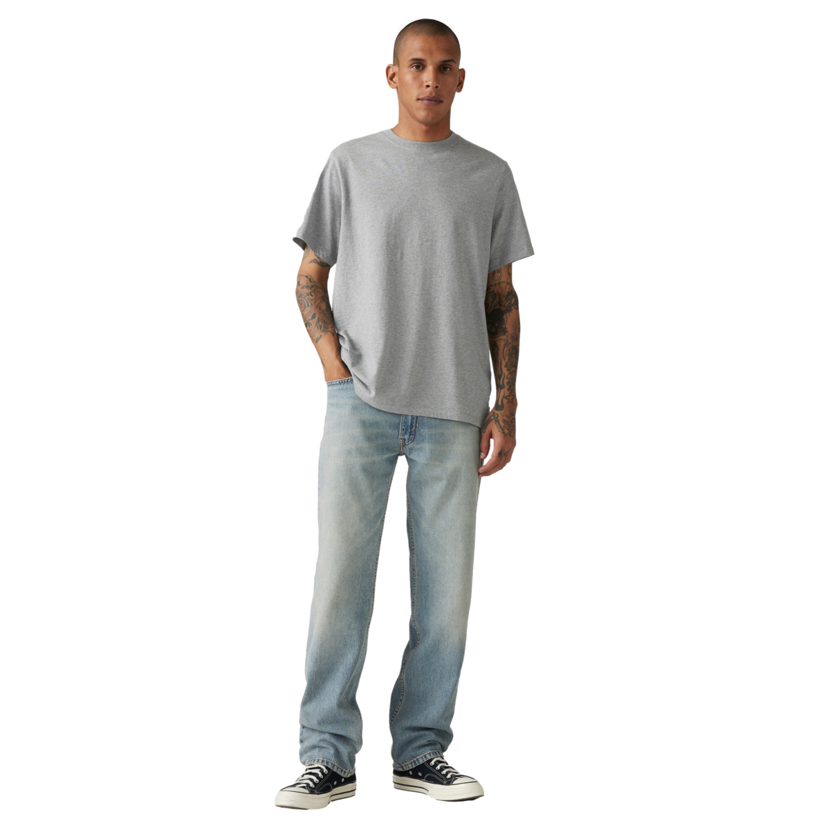 Levi&rsquo;s&reg; 555&reg; Jeans Relaxed Fit Straight Azul para Hombre image number null