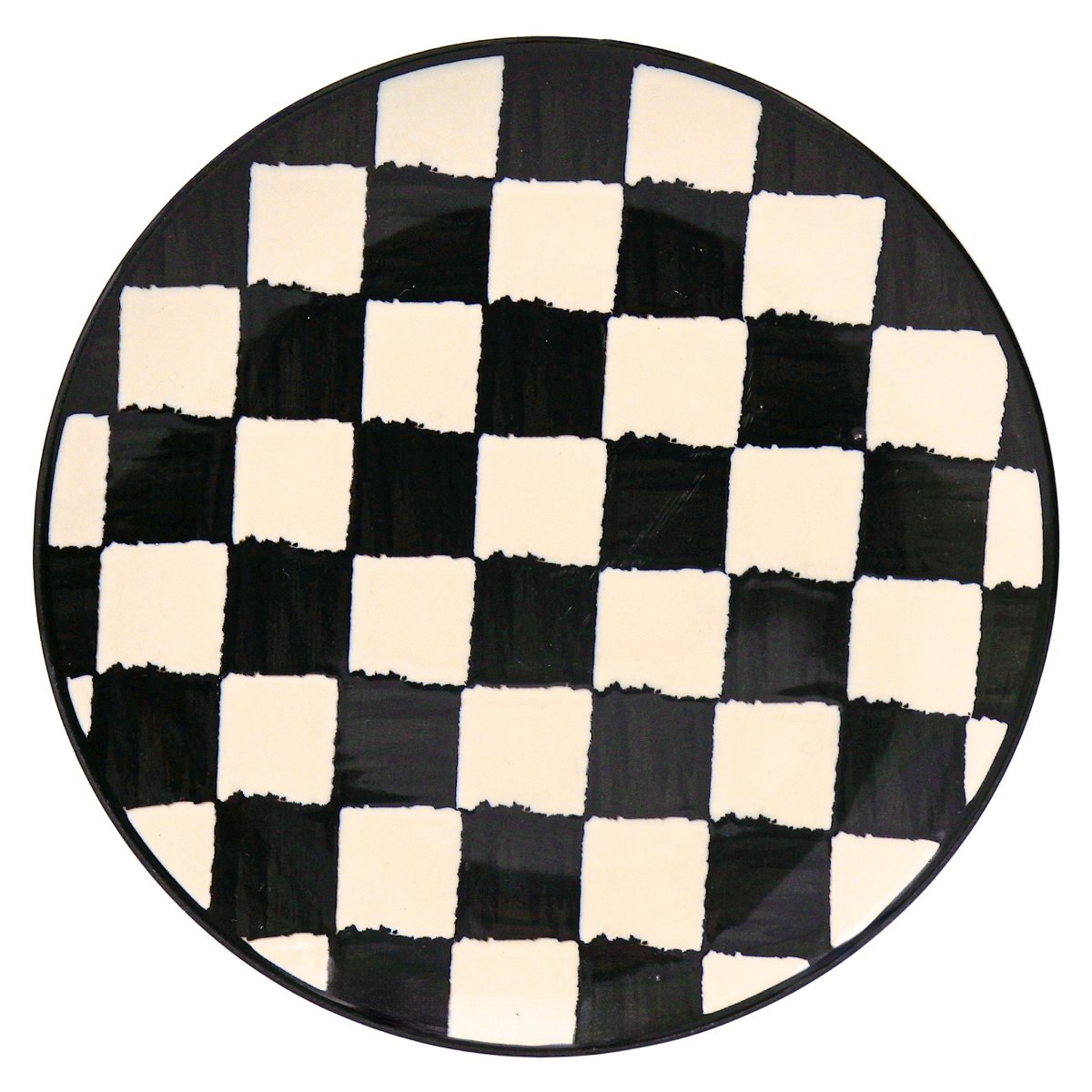 Vajilla 16Pz Cer&aacute;mica Unni Damas Negra Oxford image number null