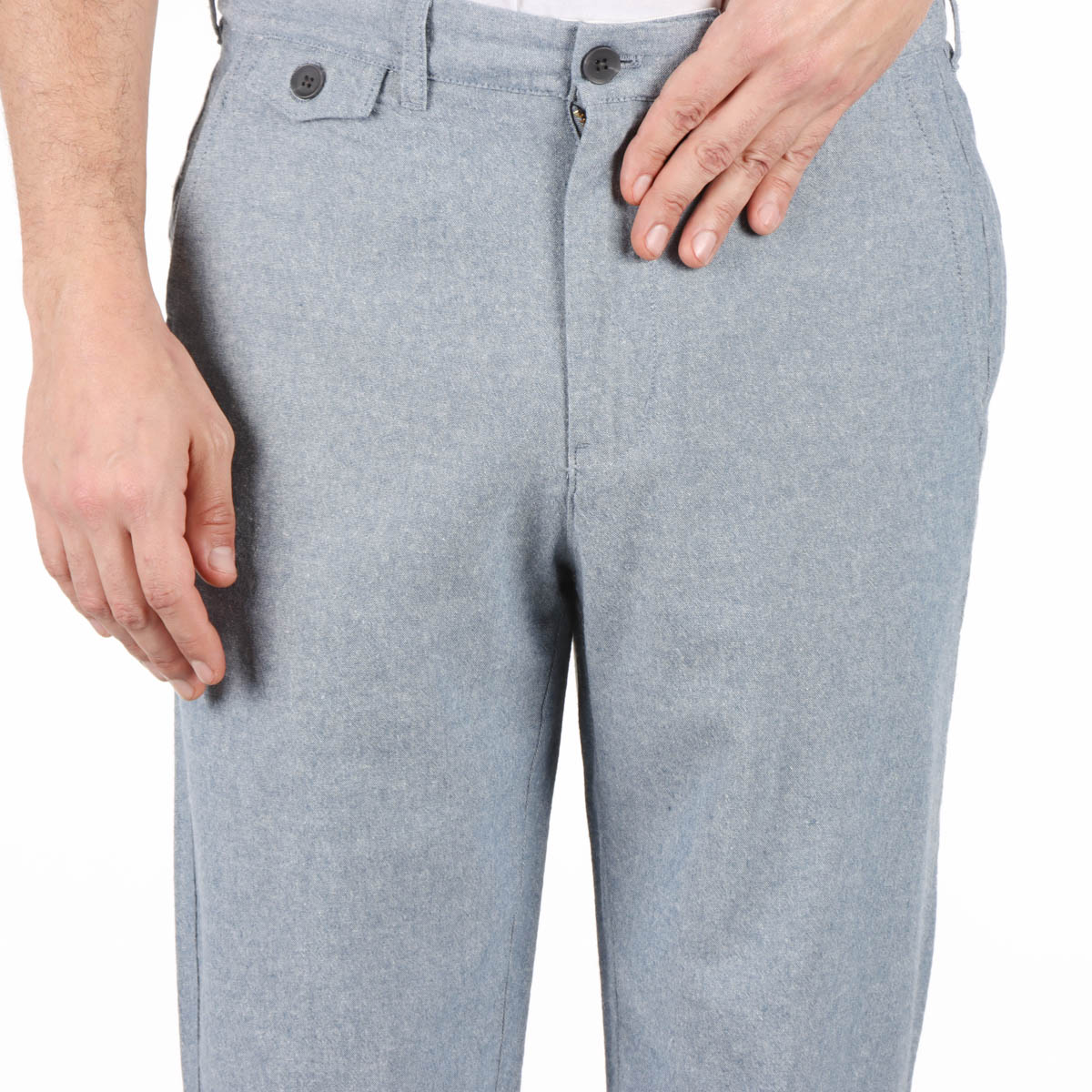 Pantal&oacute;n Lino Algod&oacute;n Regular Fit Casual J.opus Hombre image number null