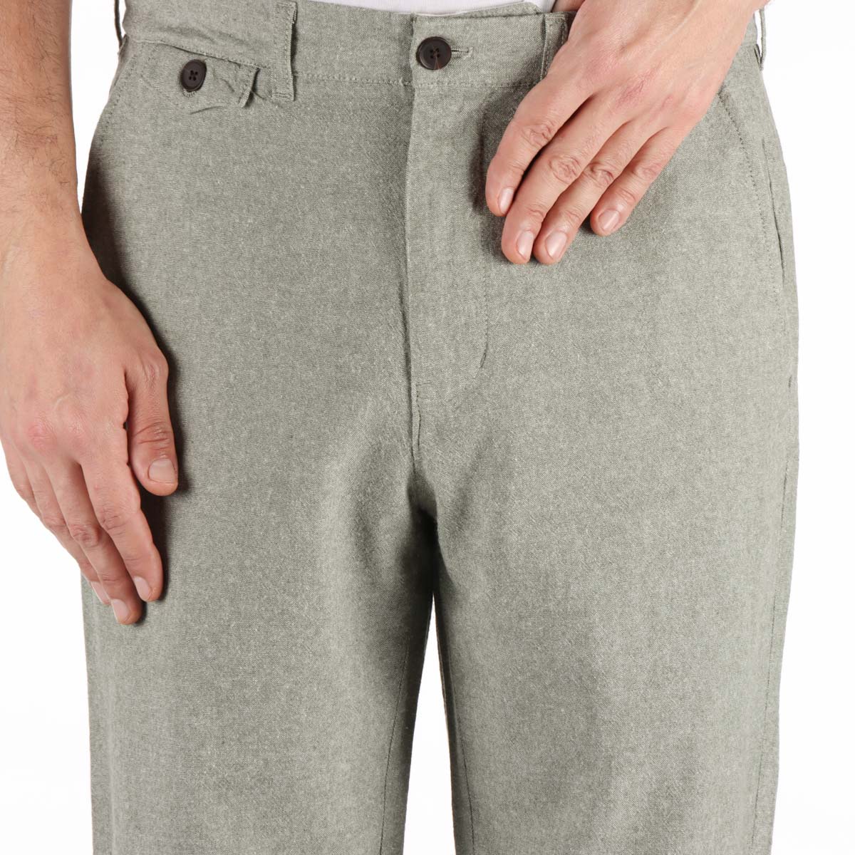 Pantal&oacute;n Lino Algod&oacute;n Regular Fit Casual J.opus Hombre image number null