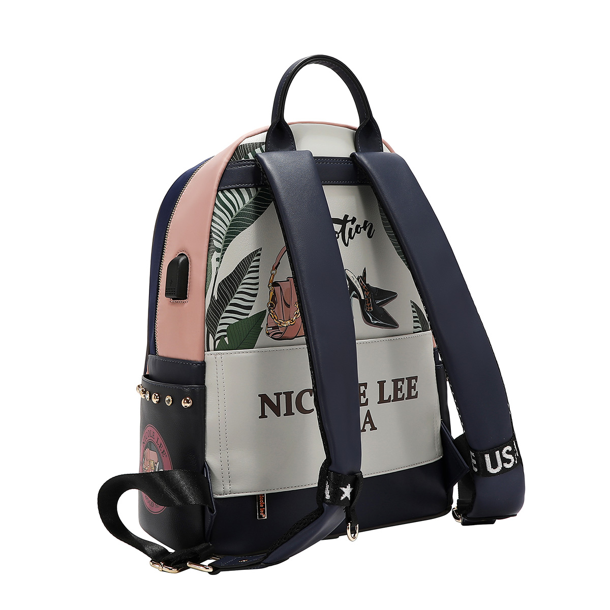 Mochila Multicolor Emotion Nicole Lee Bp16698-Emt image number null