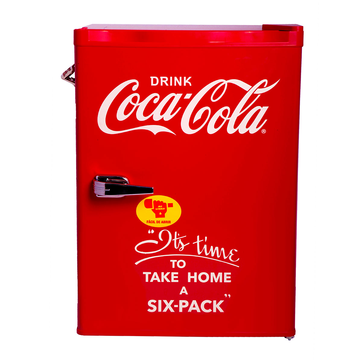 Frigobar Vintage Coca-Cola De 2.6 Pies C&uacute;bicos Con Manija image number null