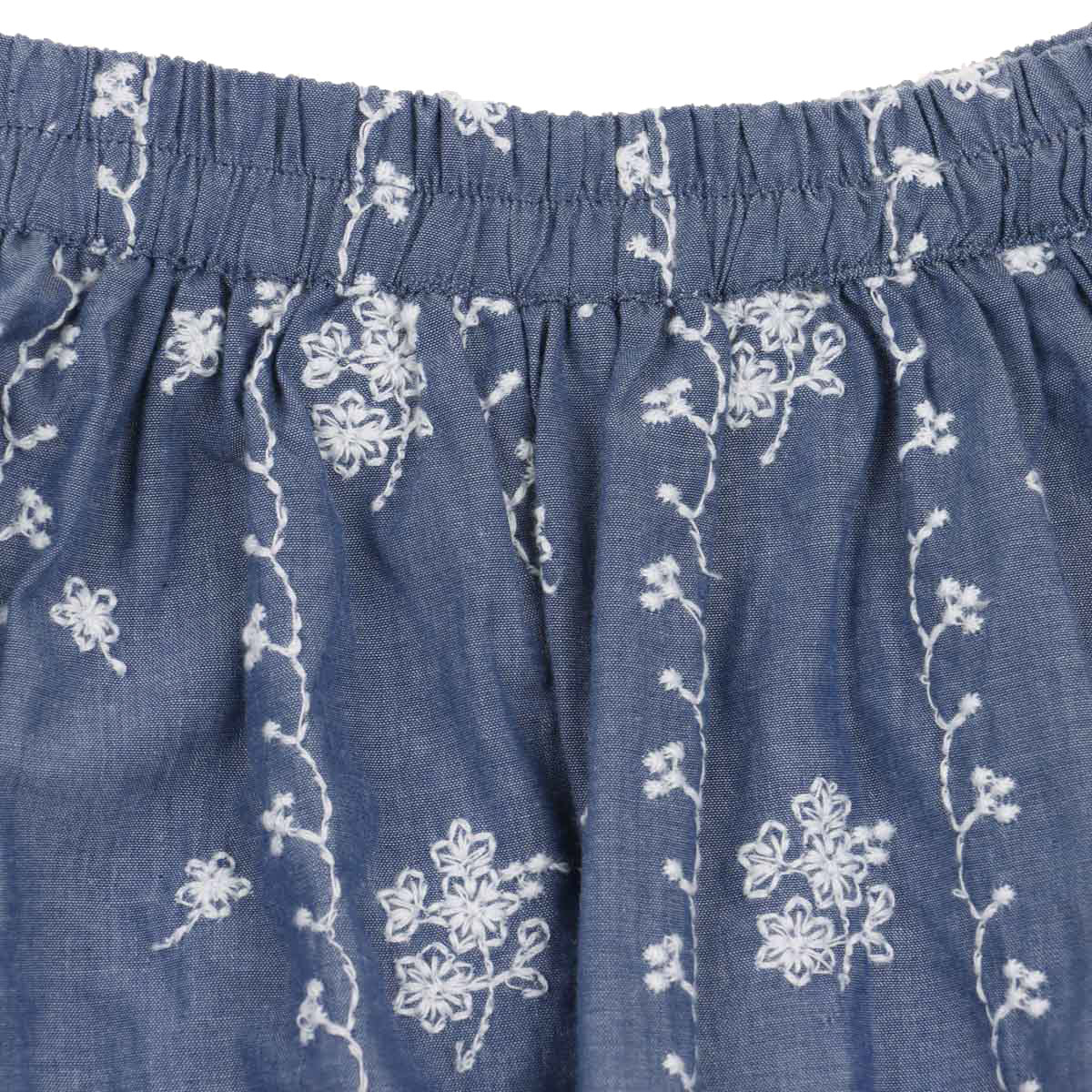 Falda Denim Bordada Floral Casual De OVS para Ni&ntilde;a image number null