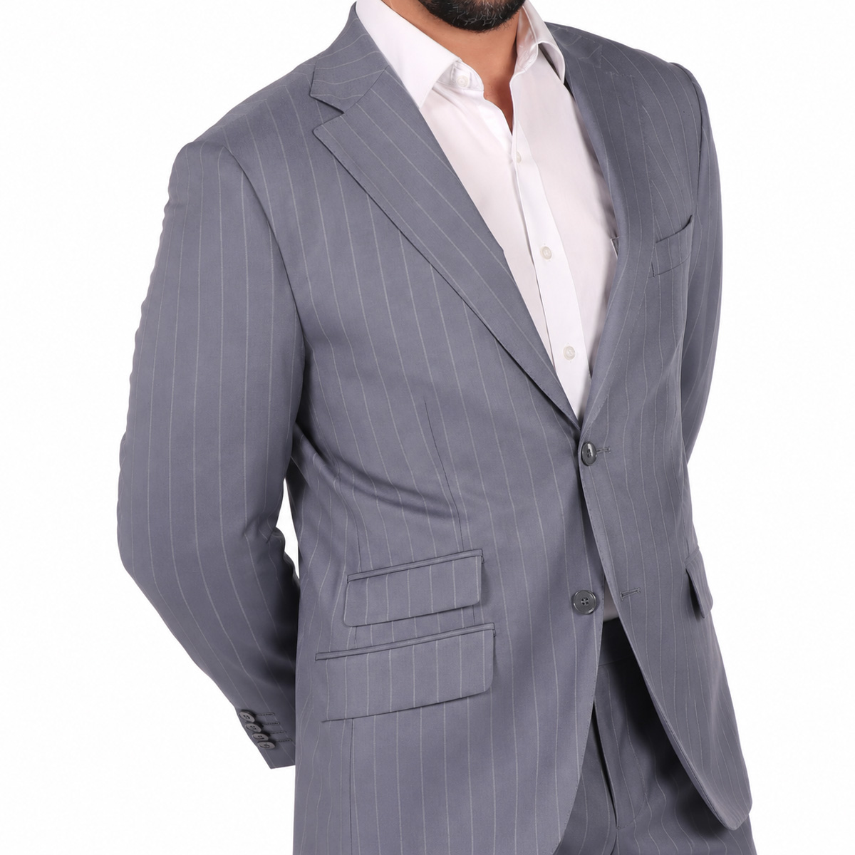 Saco Rayas Finas De LMENTAL para Hombre image number null