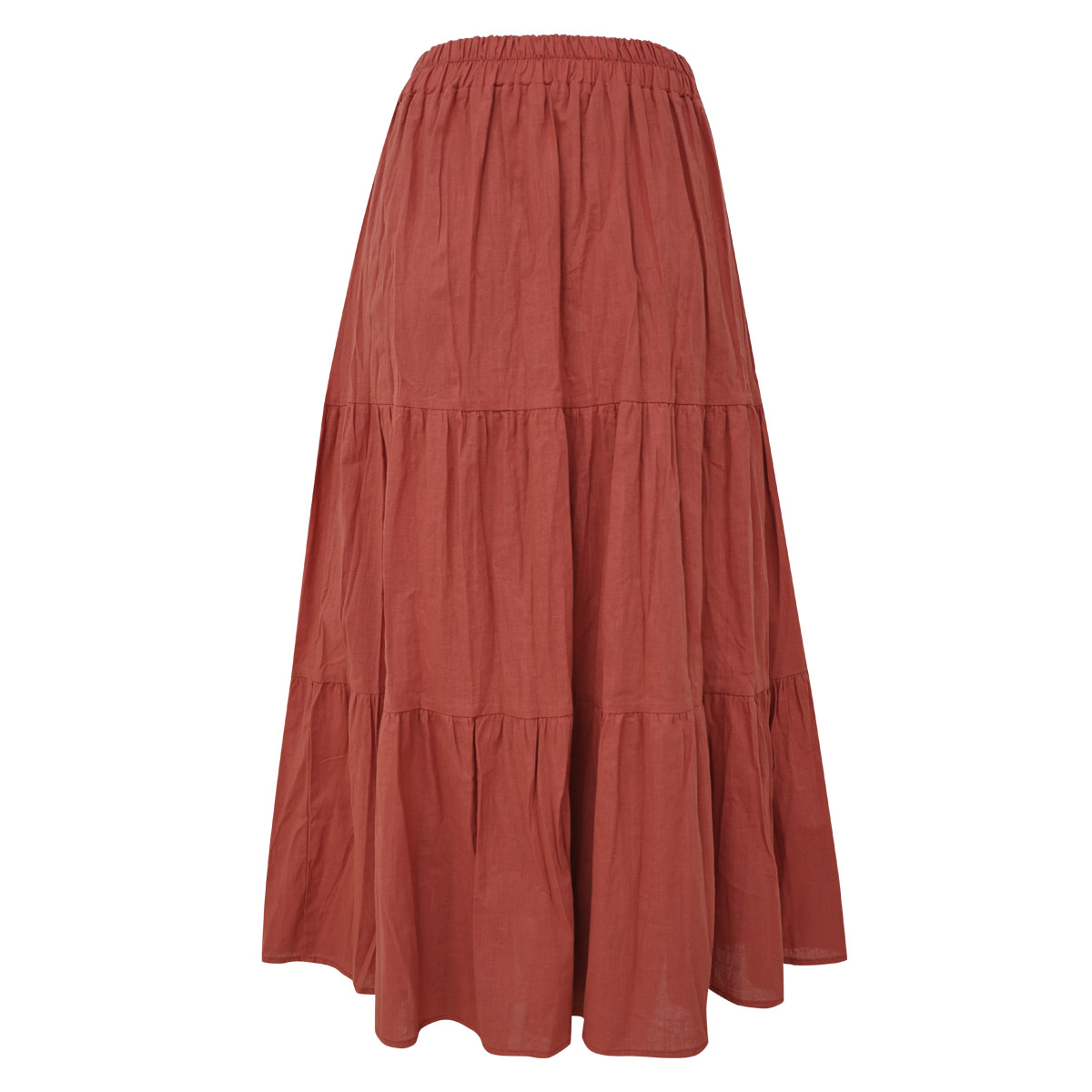 Falda Maxi Con Paneles Para Mujer Petite Just By Basel image number null