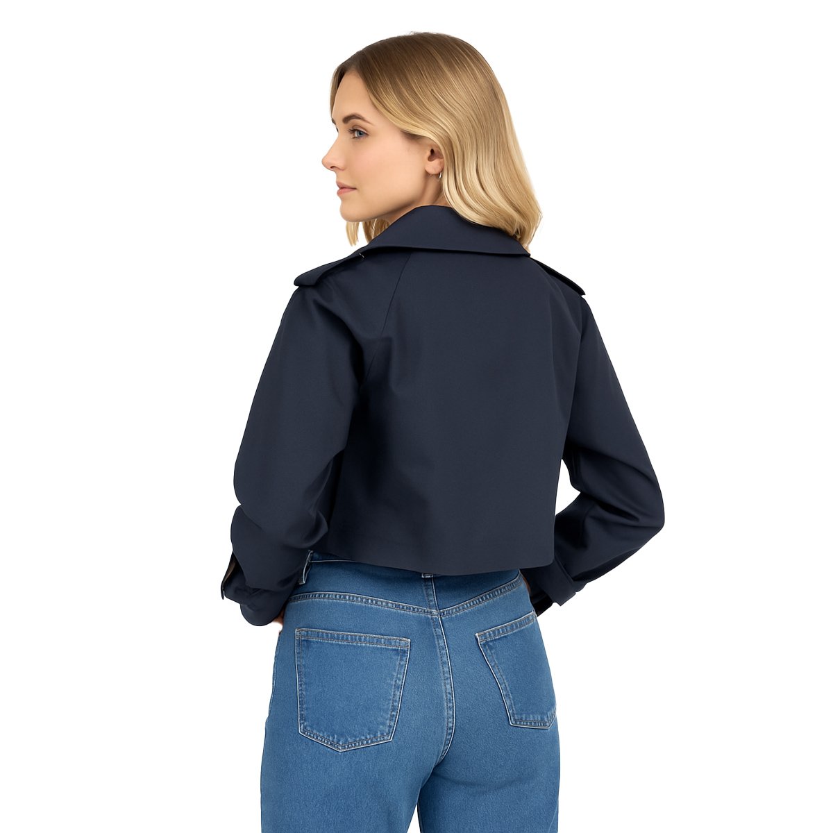Gabardina Corta Forever 21 para Mujer Junior image number null