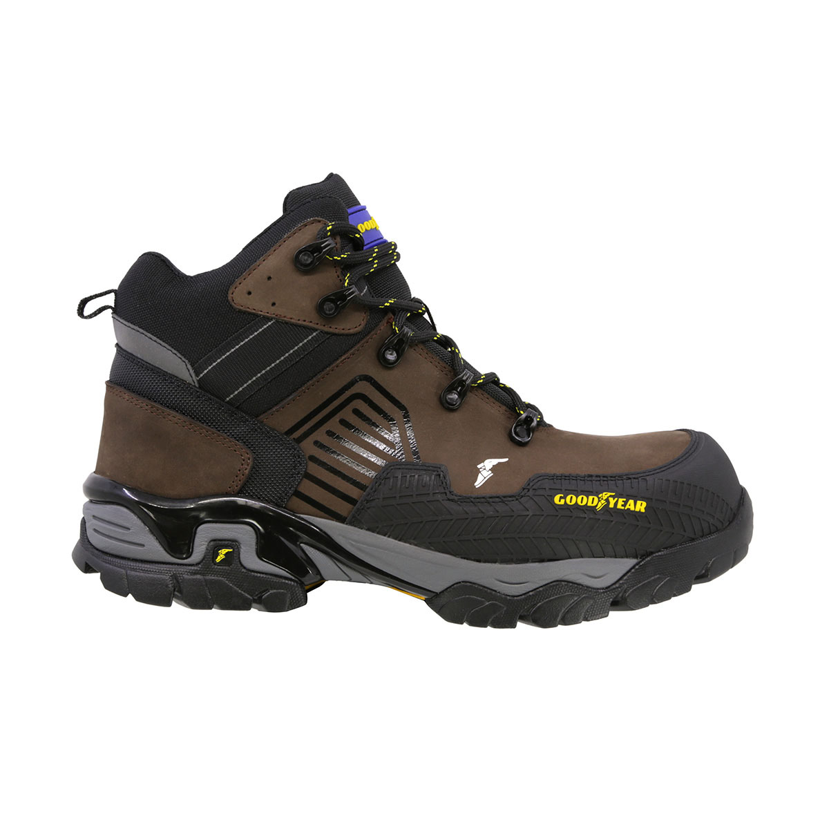 Bota Industrial Good Year Safetrek GY 101 Caf&eacute; para Hombre image number null