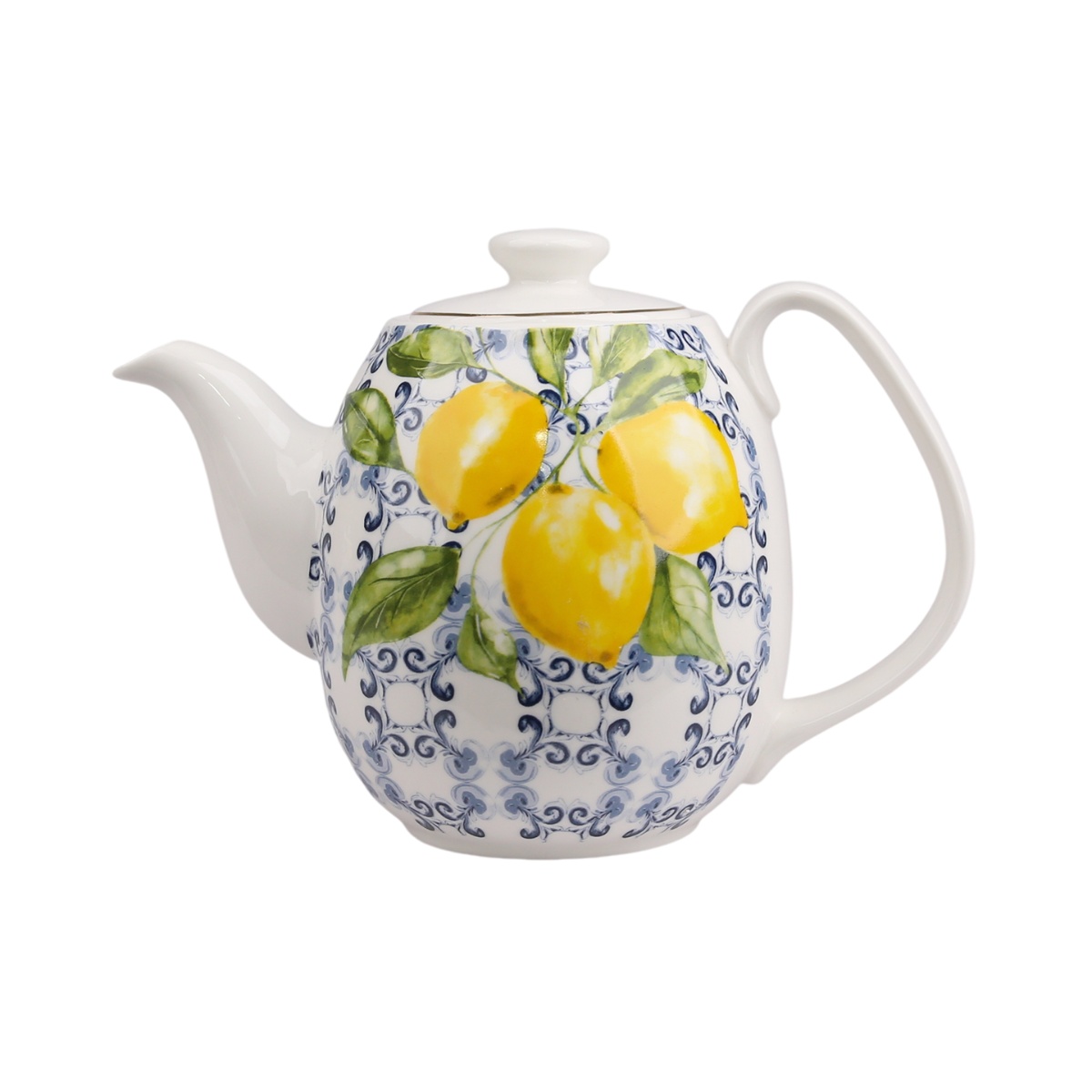 Tetera Ceramica Dise&ntilde;o Limones Home & Detallails image number null