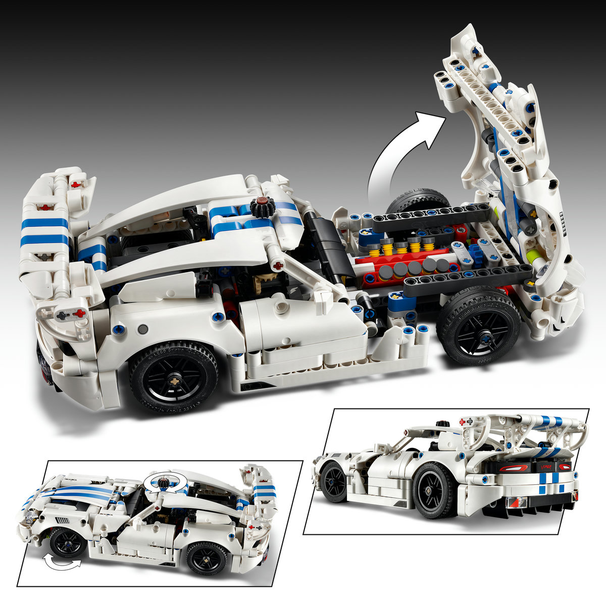 LEGO Technic Auto Deportivo Dodge Viper GTS R image number null