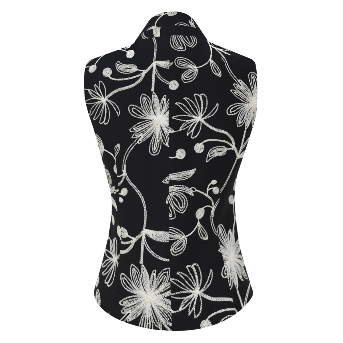 Chaleco con bordado y cuello sastre para Mujer CITY FEMME image number null