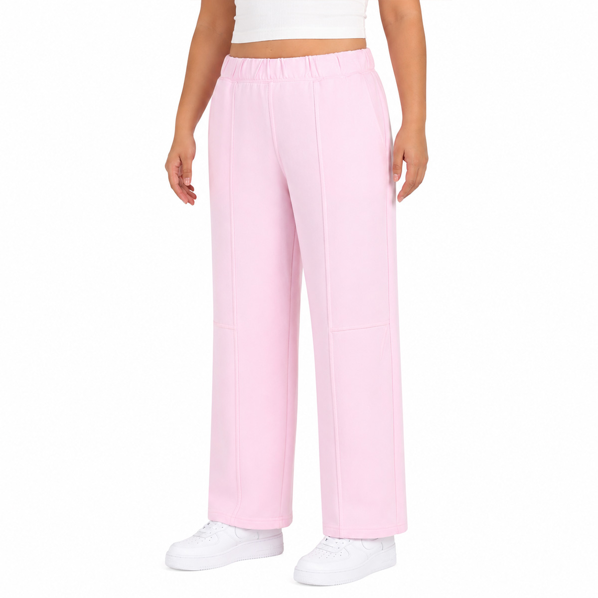 Pants Liso Tejido French Terry Jeanious para Mujer Curvy image number null