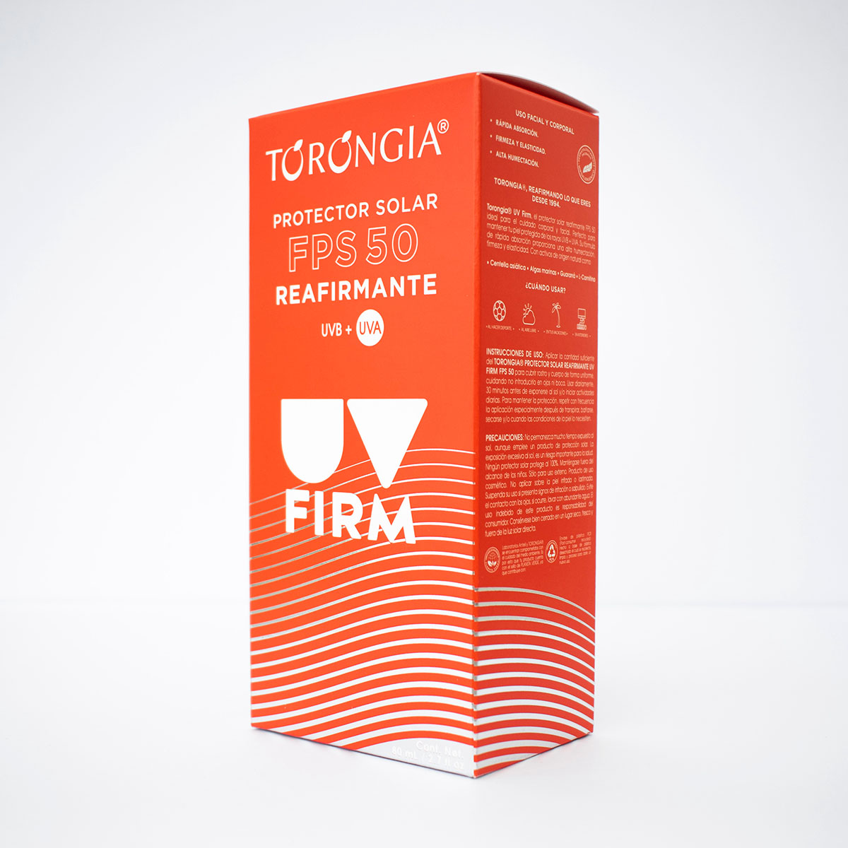 Protector Solar Reafirmante UV Firm 80 ml Torongia image number null