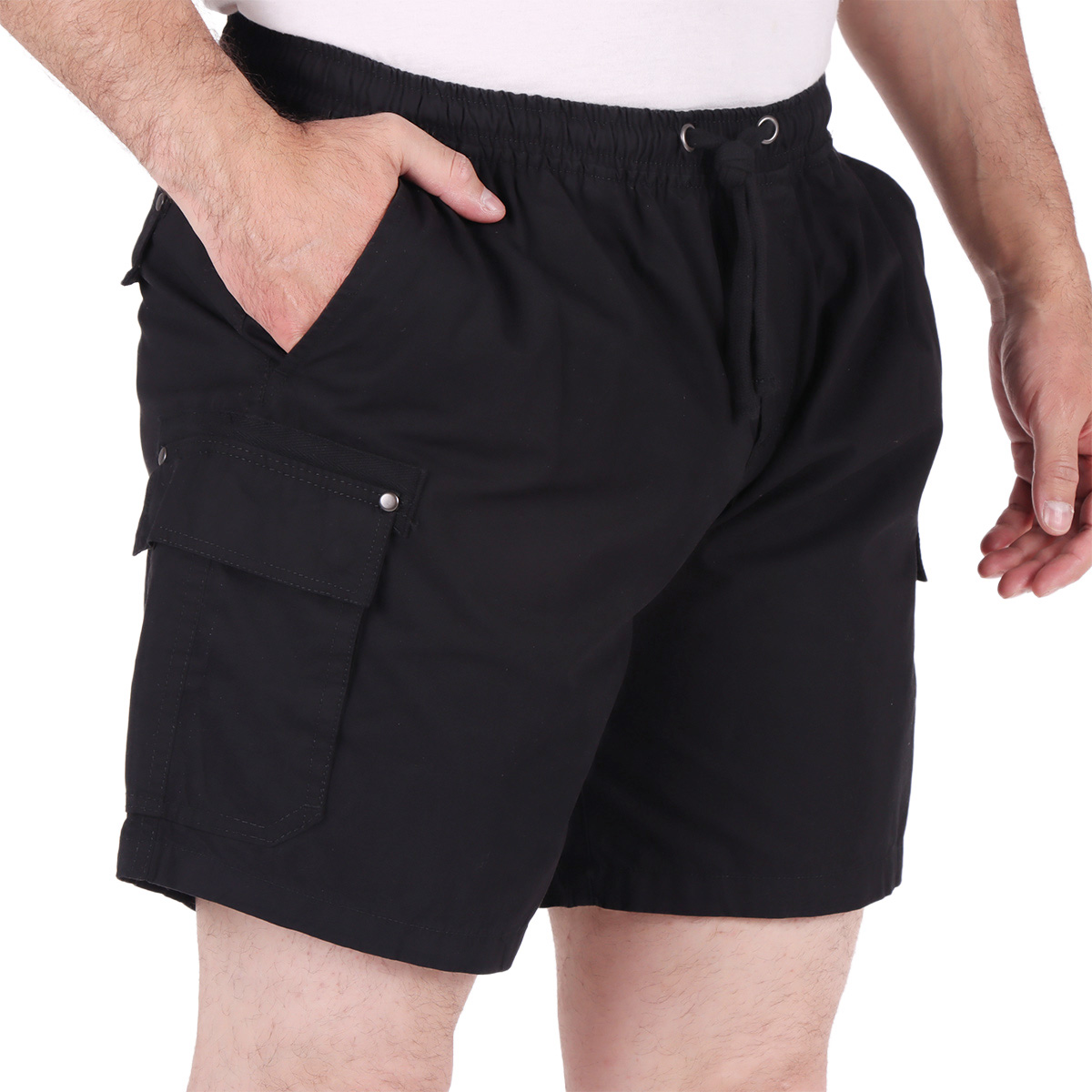 Bermuda Regular Fit Cintura El&aacute;stica Fukka para Hombre image number null