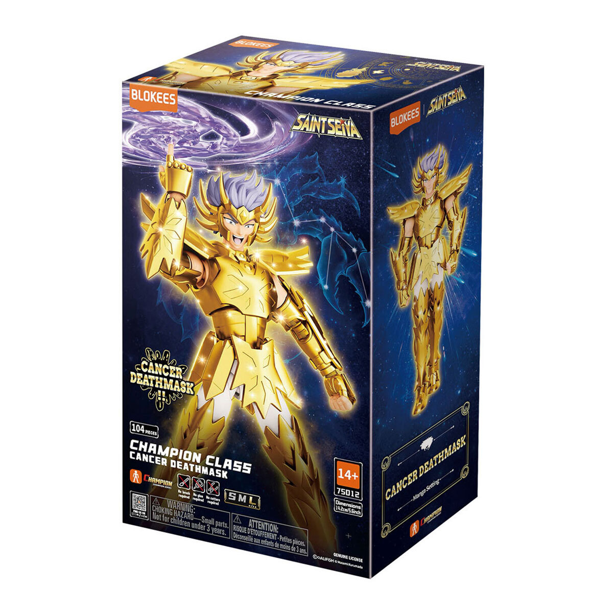Figura de Acci&oacute;n Saint Seiya Champion Class Mascara De La Muerte Ca image number null