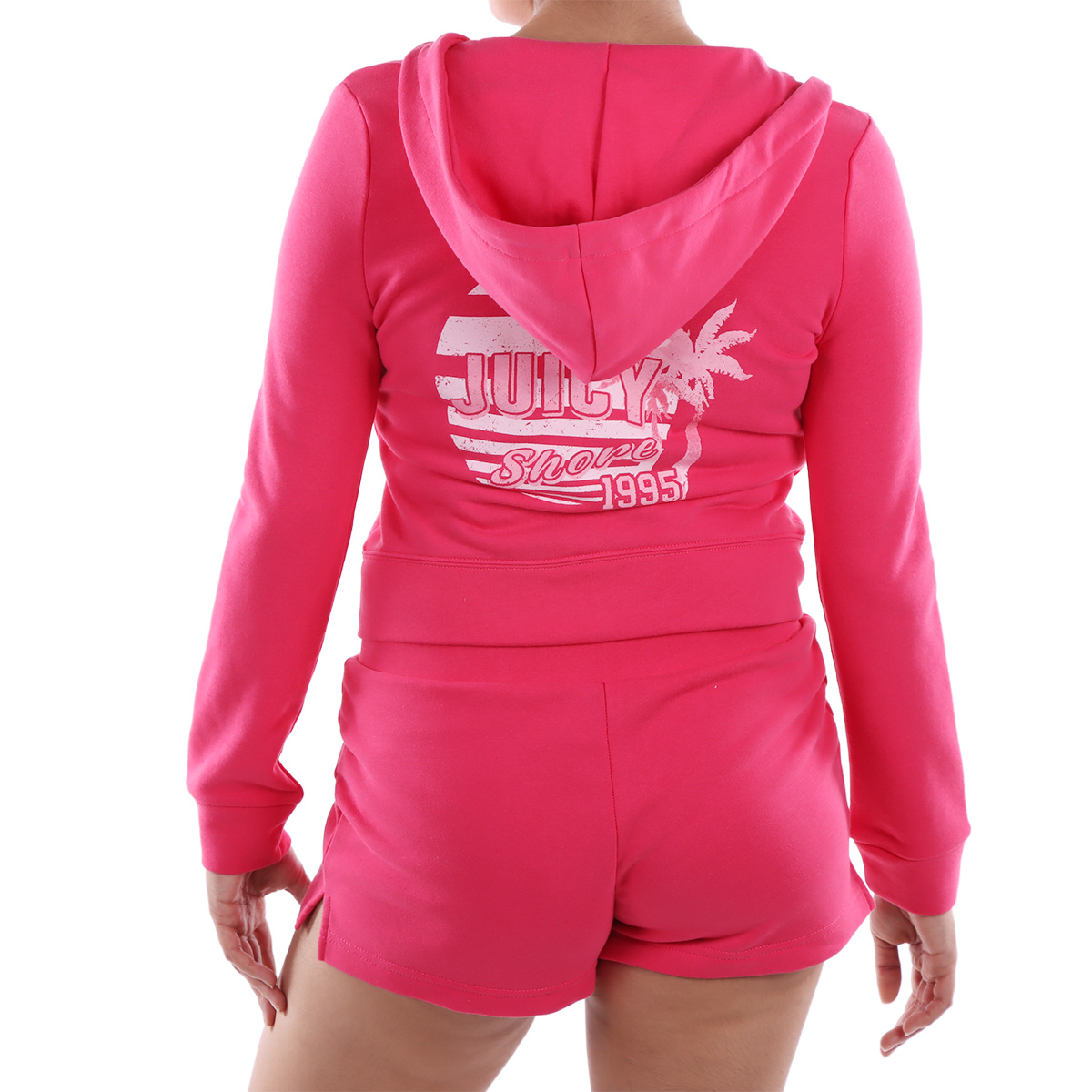 Sudadera de Toalla Manga Larga a la Cintura con Cierre Juicy para Mujer image number null