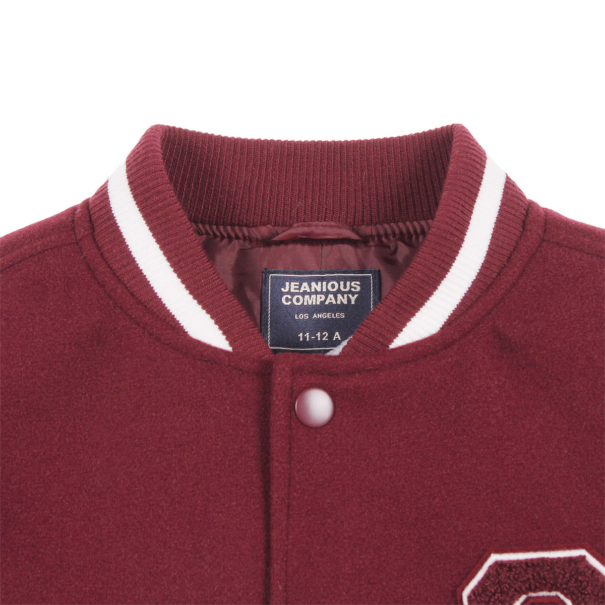 Chamarra Varsity Beisbolera Jeanious para Ni&ntilde;a image number null