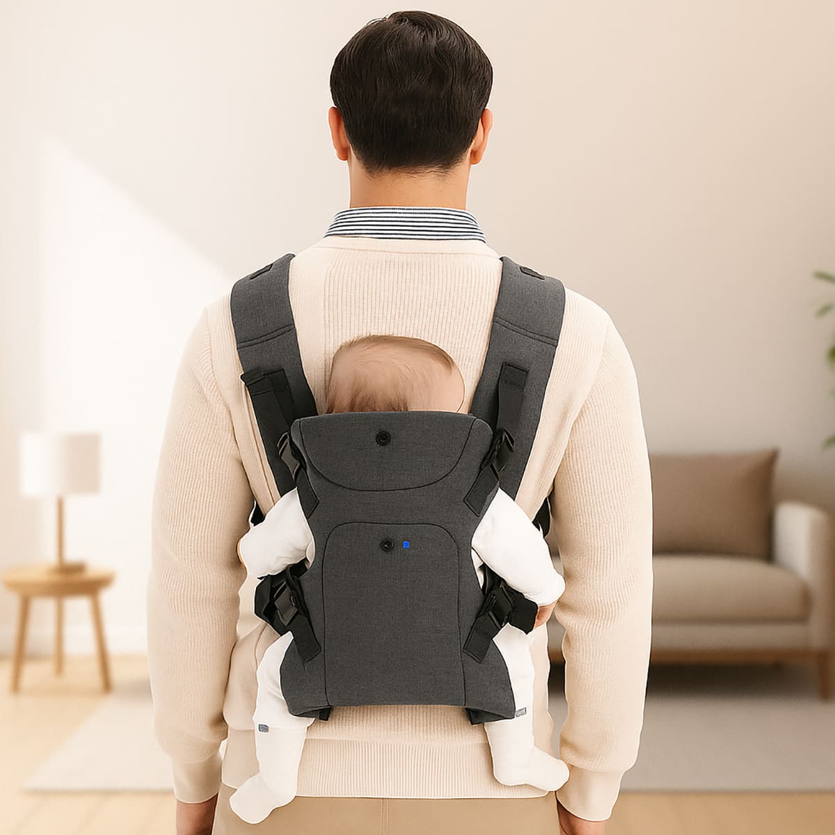 Portabeb&eacute;s Easy Wheels Cangurera Ergon&oacute;mica image number null