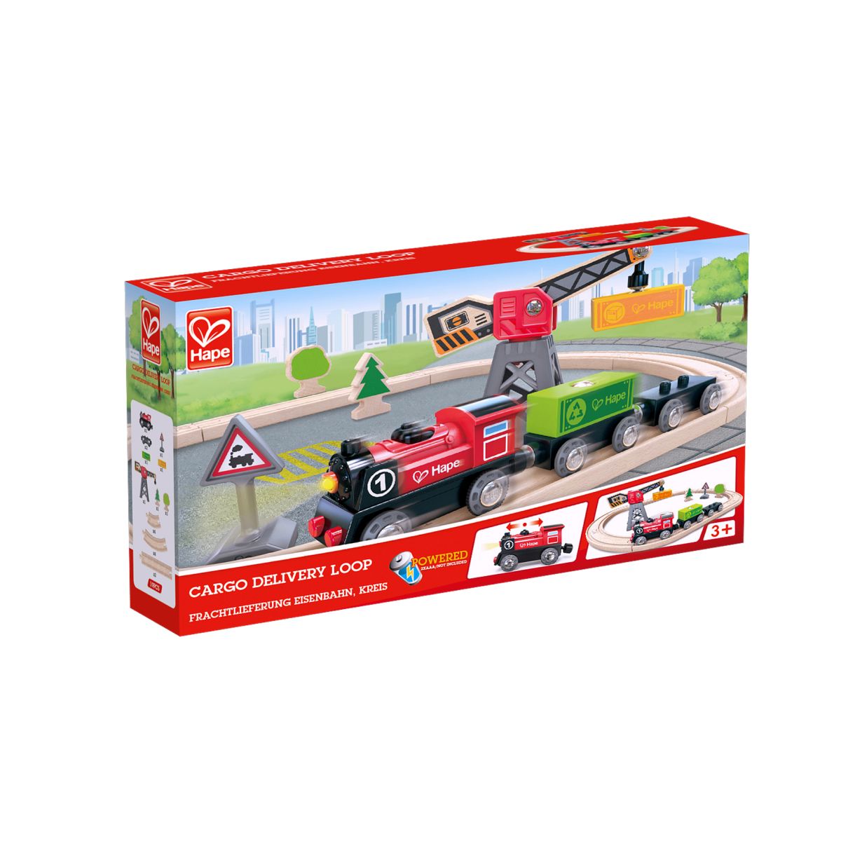 Set de Pista Circuito con Tren de Carga y Descarga HAPE image number null