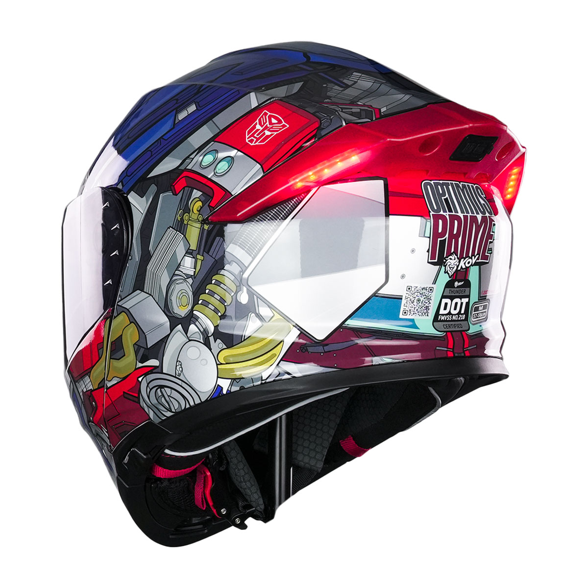 CASCO ABATIBLE THUNDER TRANSFORMERS OPTIMUS PRIME image number null