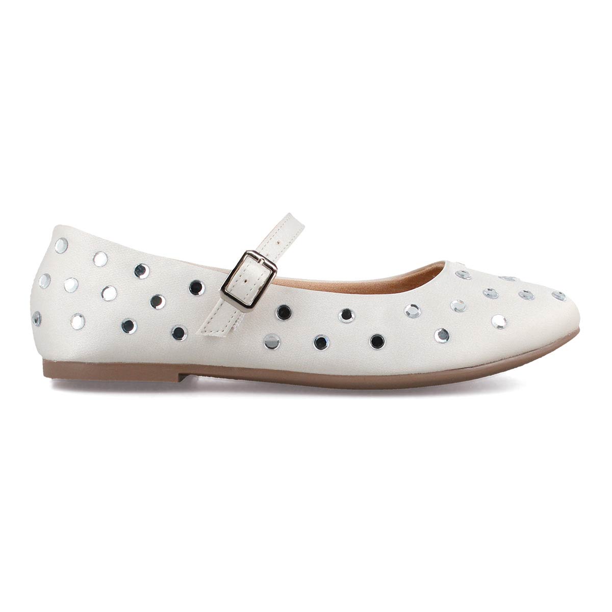 Zapato Piedras Hebilla 16-24 Blanco Vavito image number null