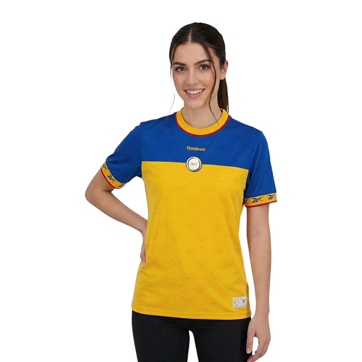 Jersey Retro Reebok Dorado Andino Manga Corta Unisex image number null