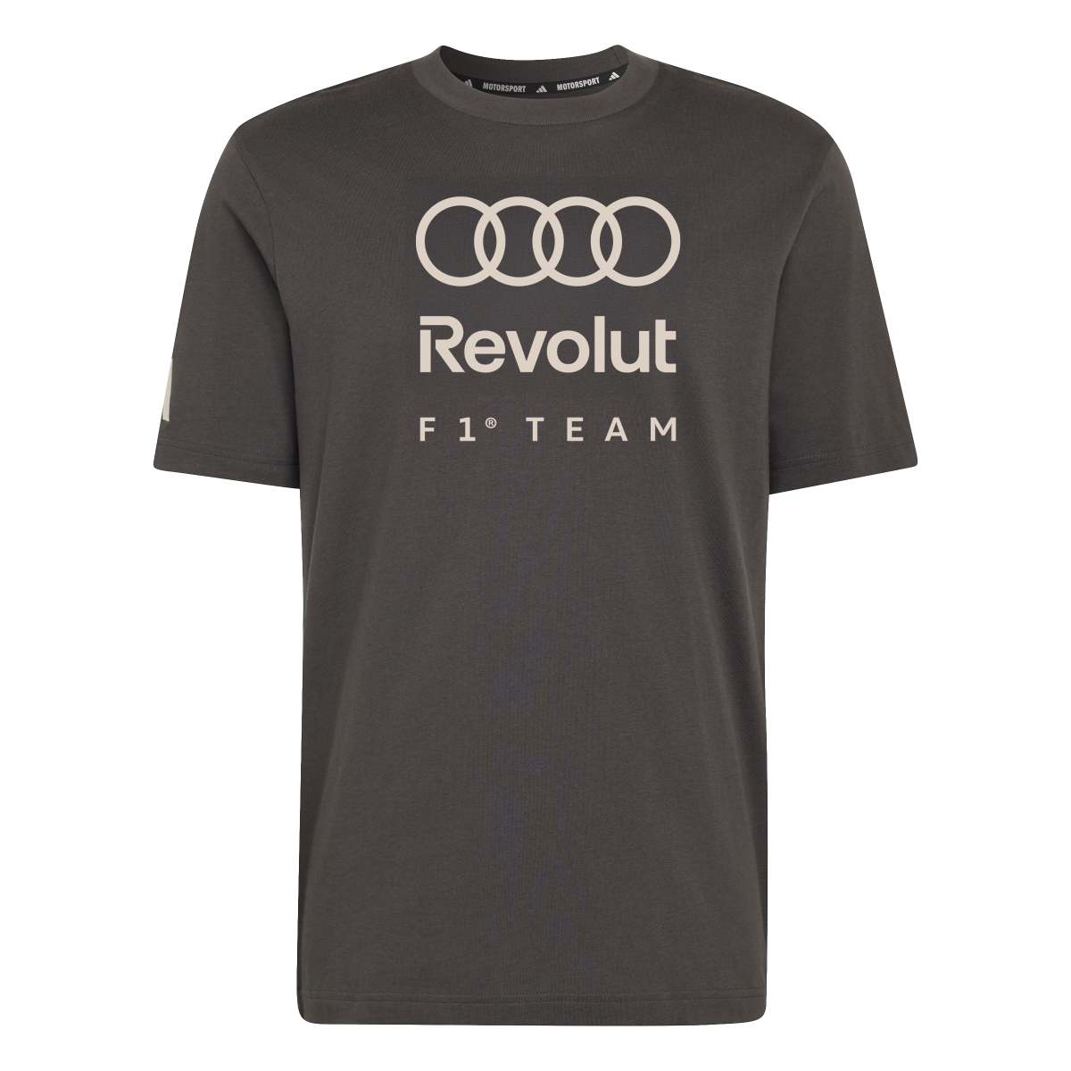 Playera Negra Adidas con Dise&ntilde;o Audi Revolut F1&reg; Team DNA Graphic Tee para Hombre image number null