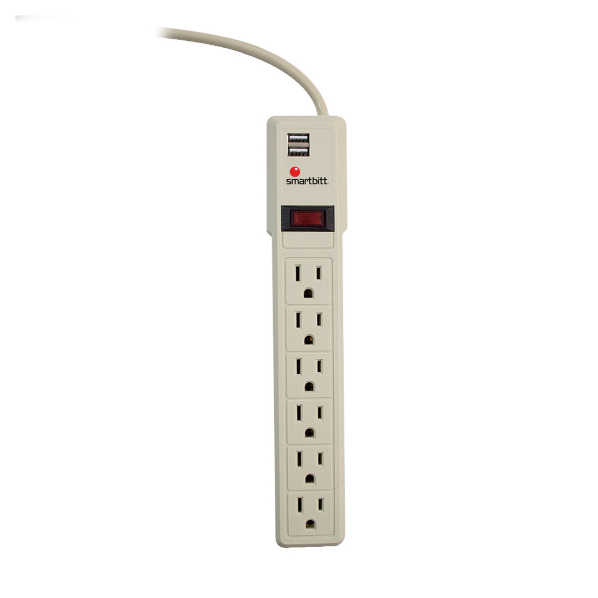 Supresor de Picos Smartbitt 6 Contactos 2 USB image number null
