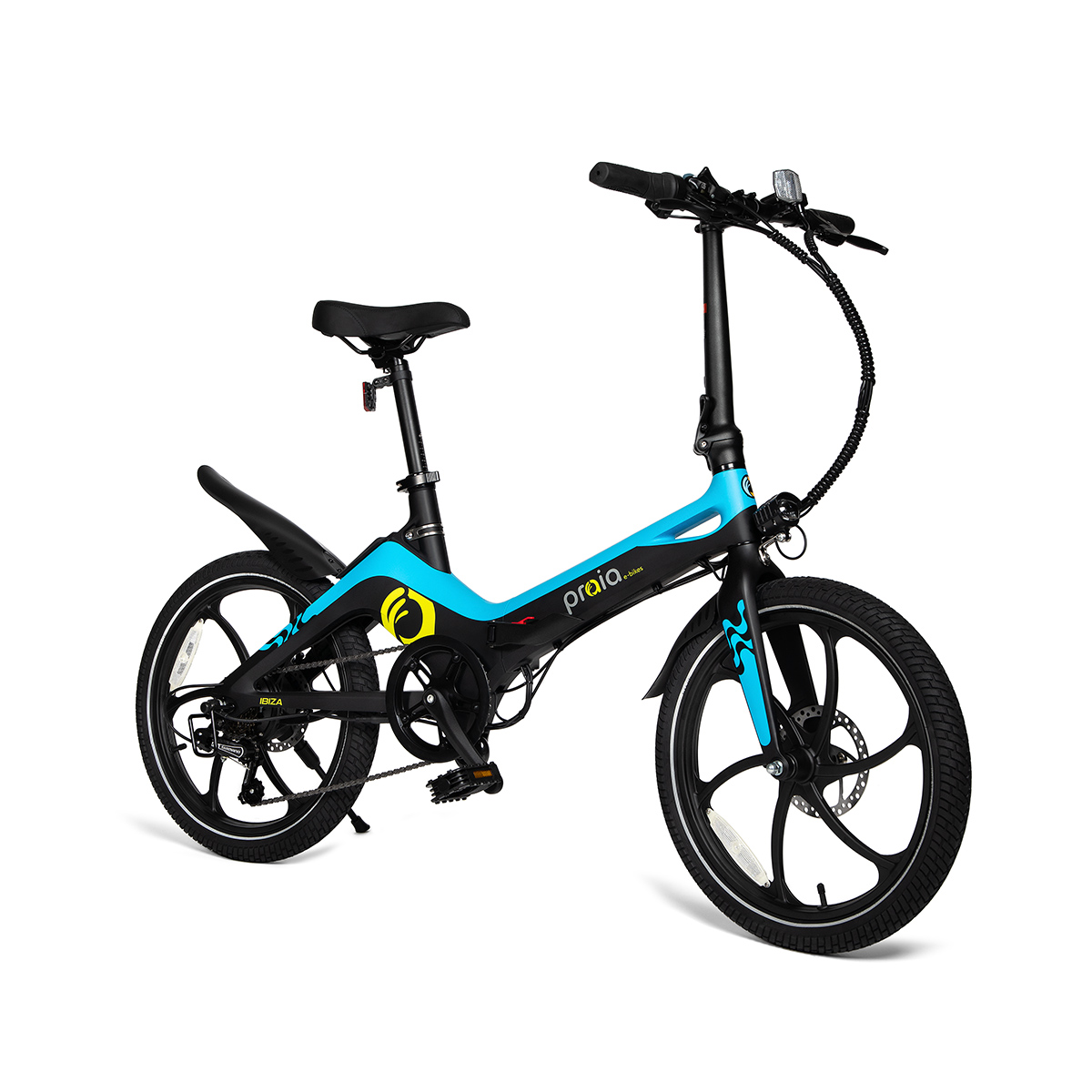 Bicicleta El&eacute;ctrica Praia Ibiza Black Blue 350W image number null