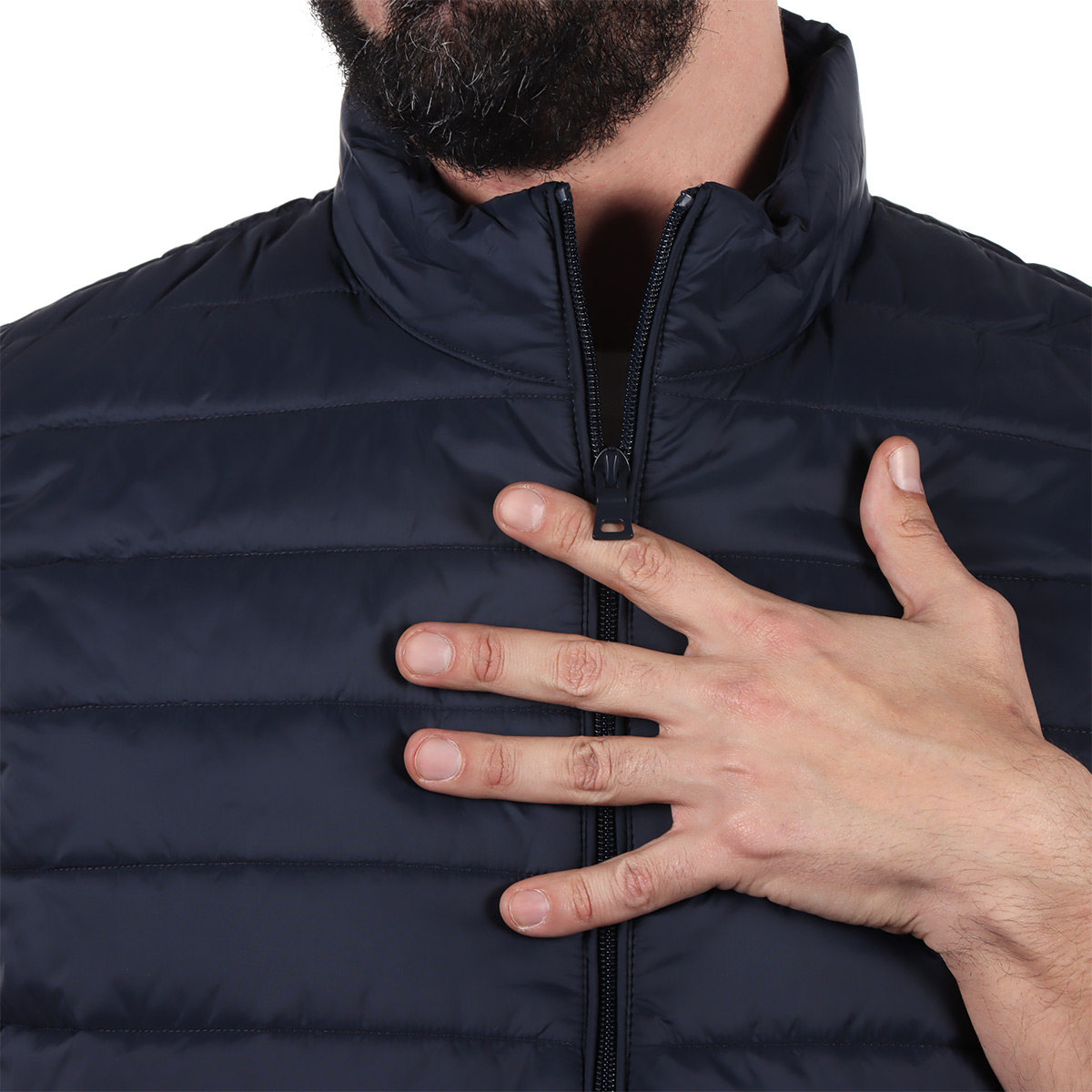 Chaleco Ajuste Regular Cuello Alto Carlo Corinto Hombre image number null